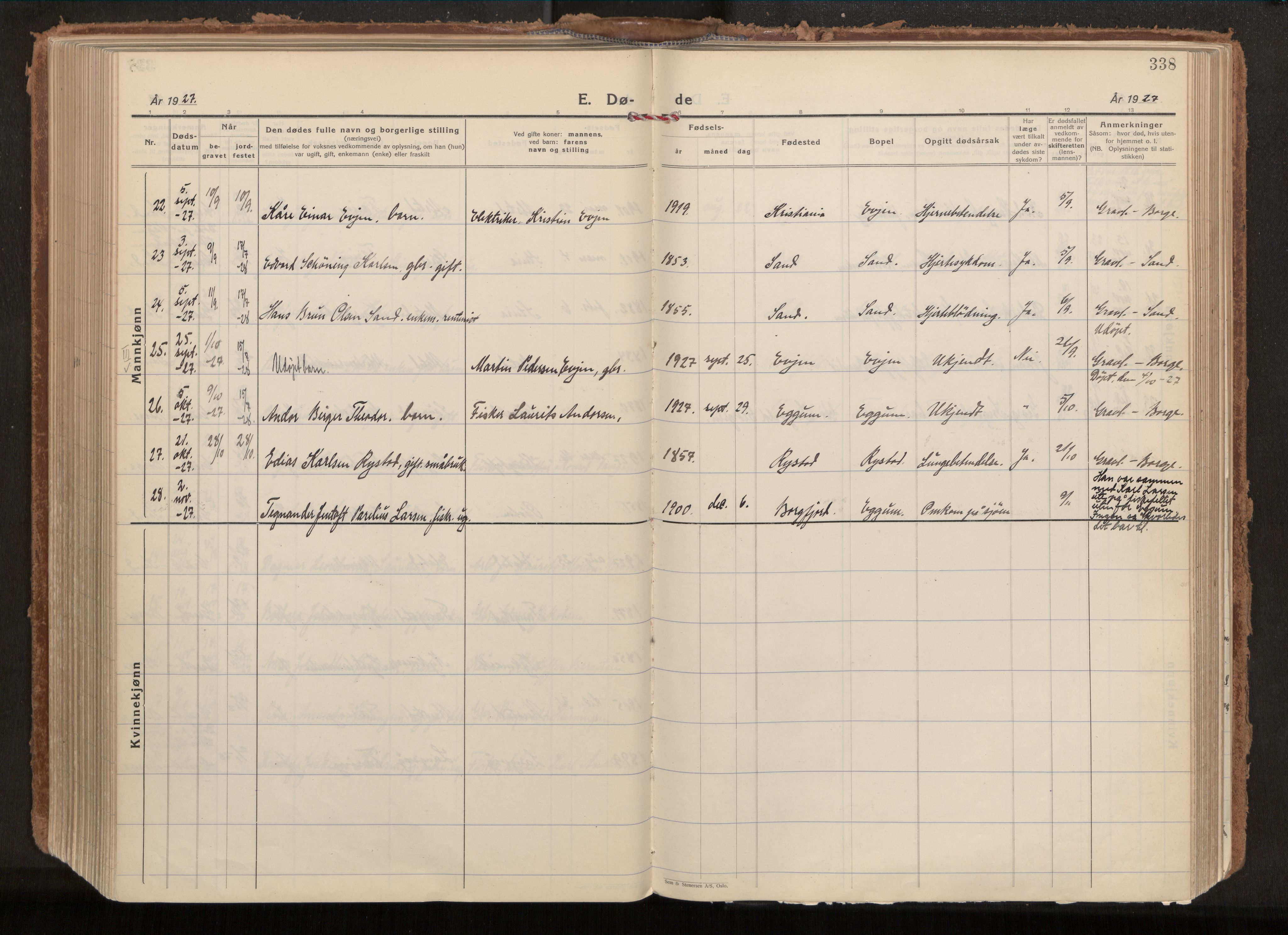 Ministerialprotokoller, klokkerbøker og fødselsregistre - Nordland, AV/SAT-A-1459/880/L1137: Ministerialbok nr. 880A11, 1927-1944, s. 338