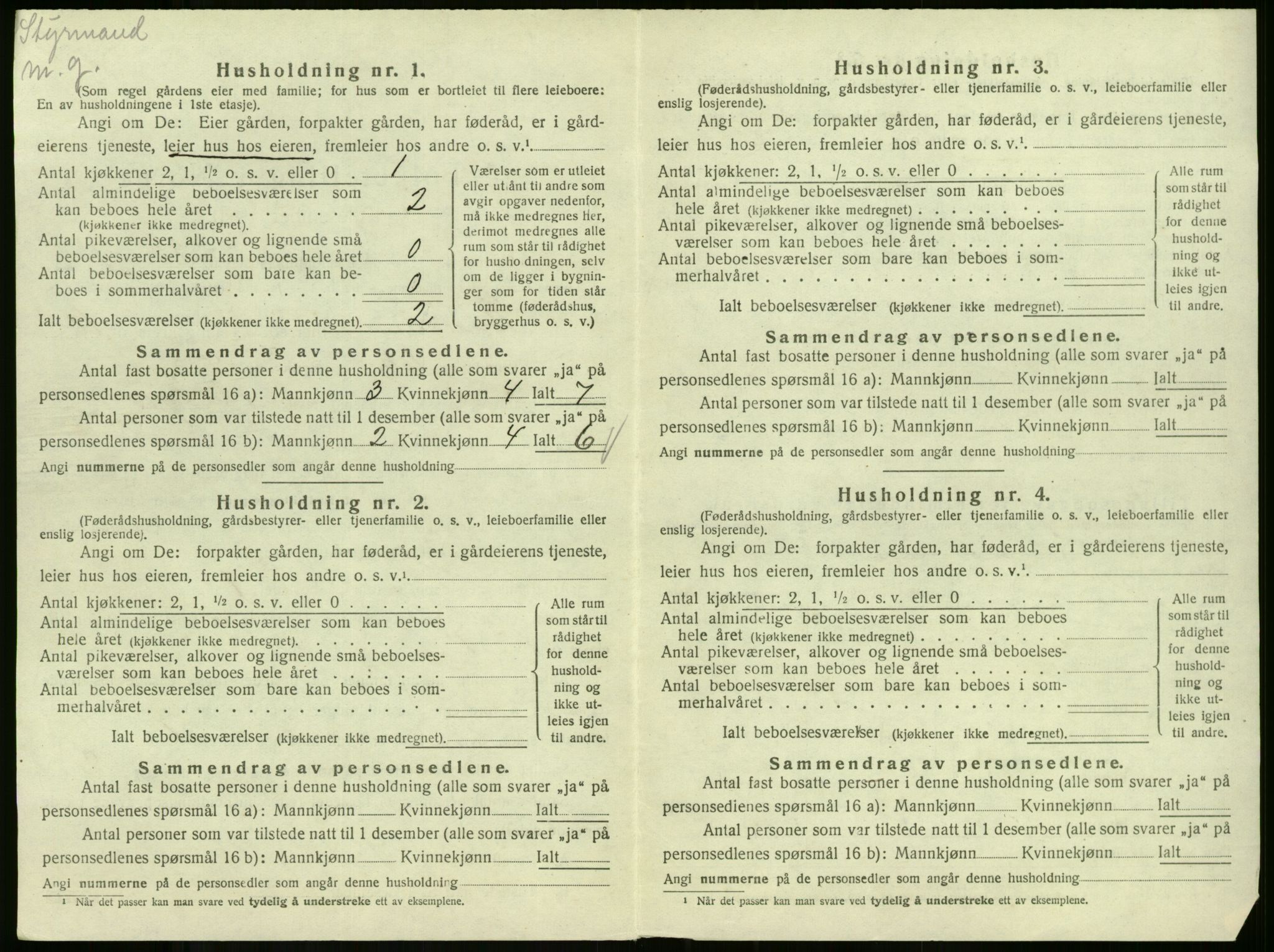 SAKO, Folketelling 1920 for 0719 Andebu herred, 1920, s. 915