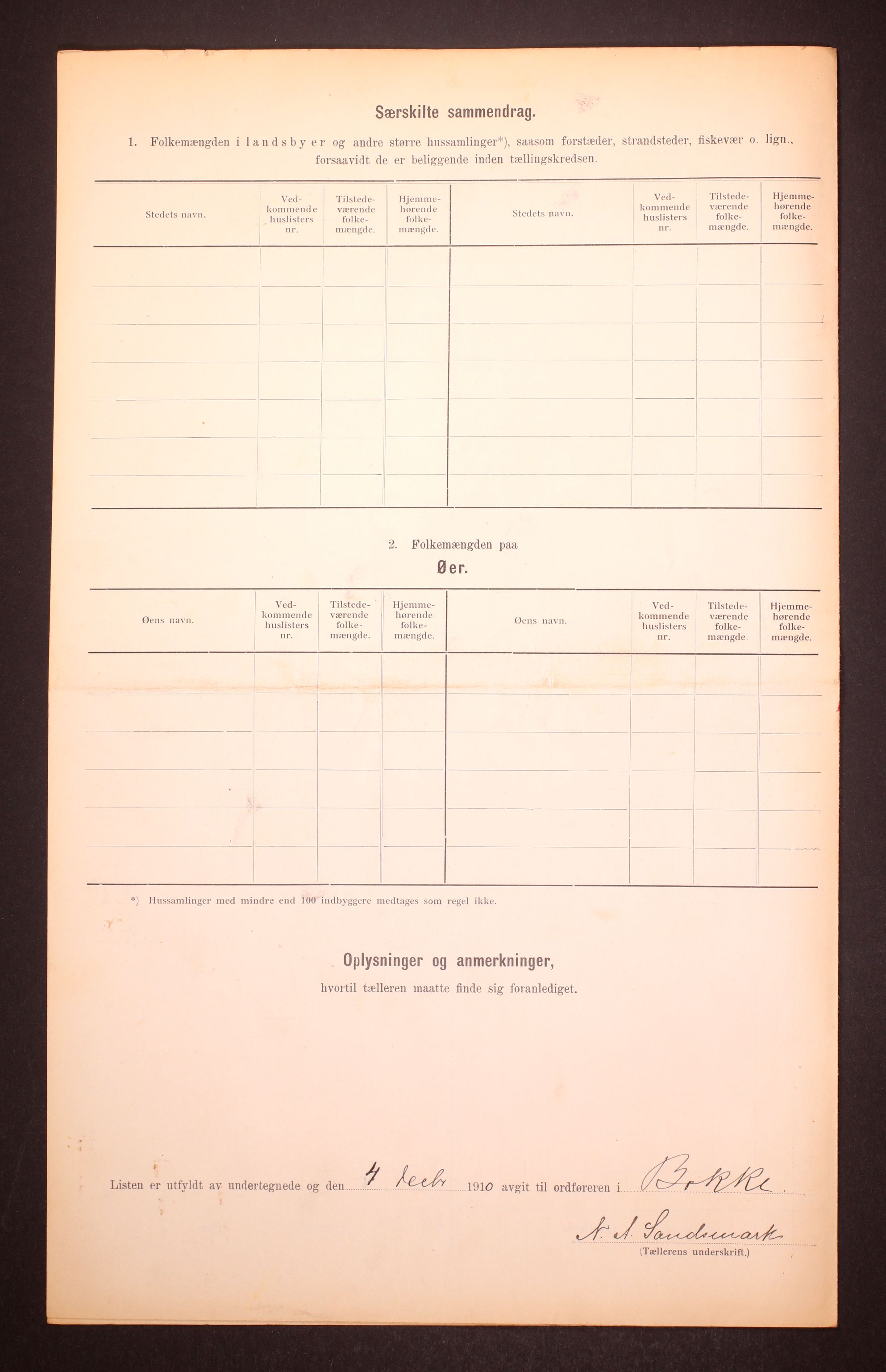 RA, Folketelling 1910 for 1045 Bakke herred, 1910, s. 12
