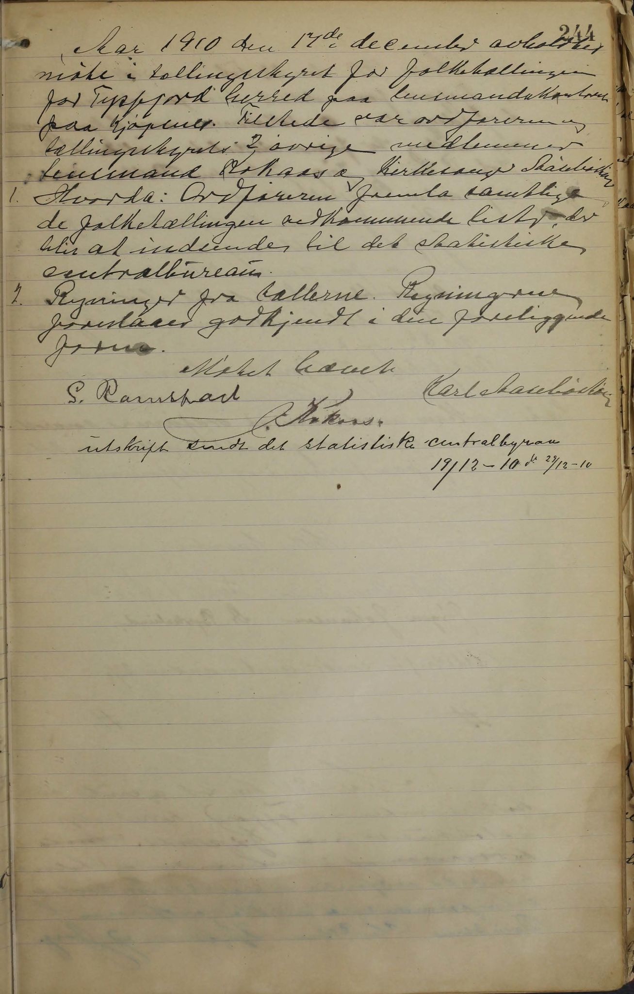 Tysfjord kommune. Formannskapet, AIN/K-18500.150/100/L0002: Forhandlingsprotokoll for Tysfjordens formandskap, 1895-1912