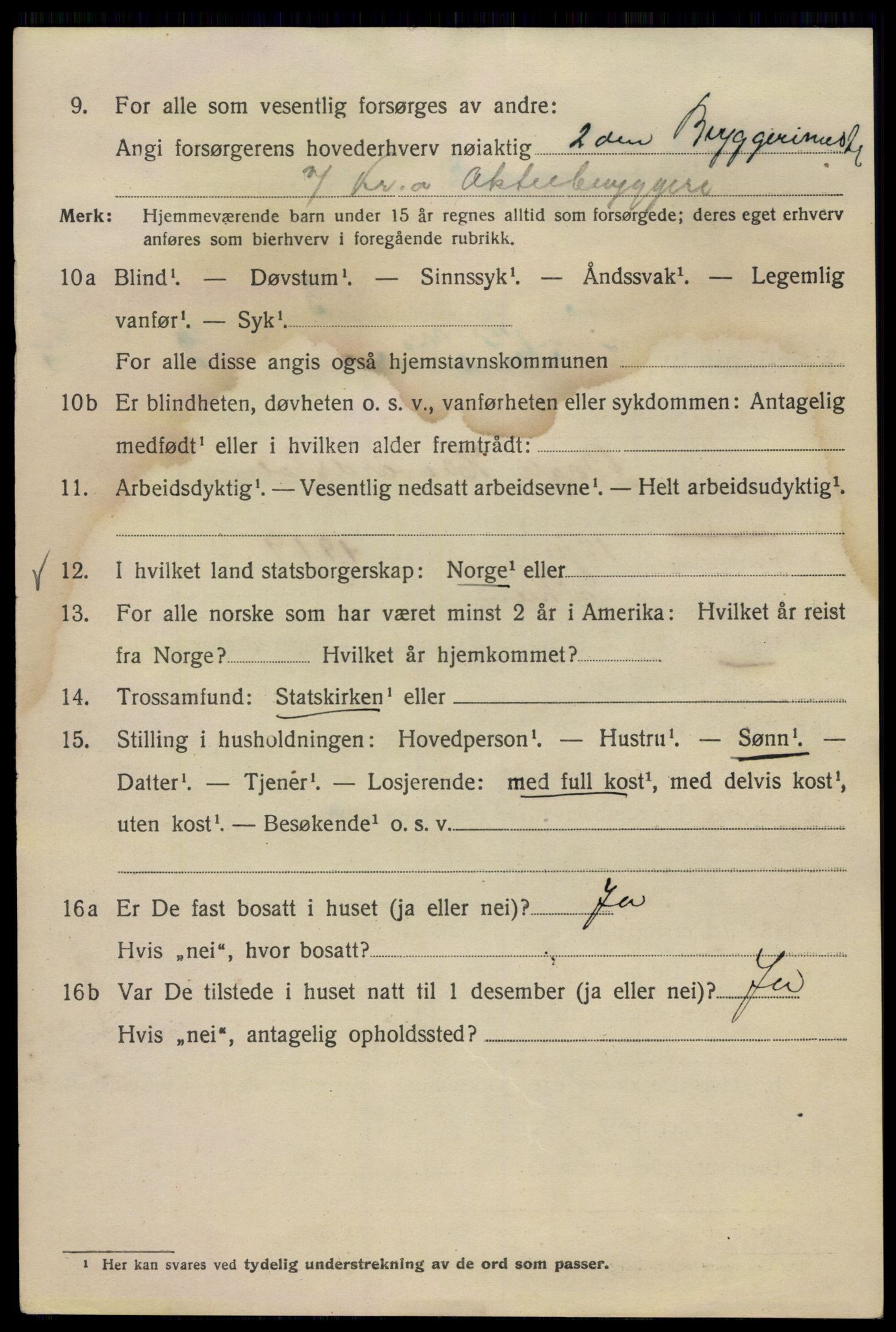 SAO, Folketelling 1920 for 0301 Kristiania kjøpstad, 1920, s. 425758