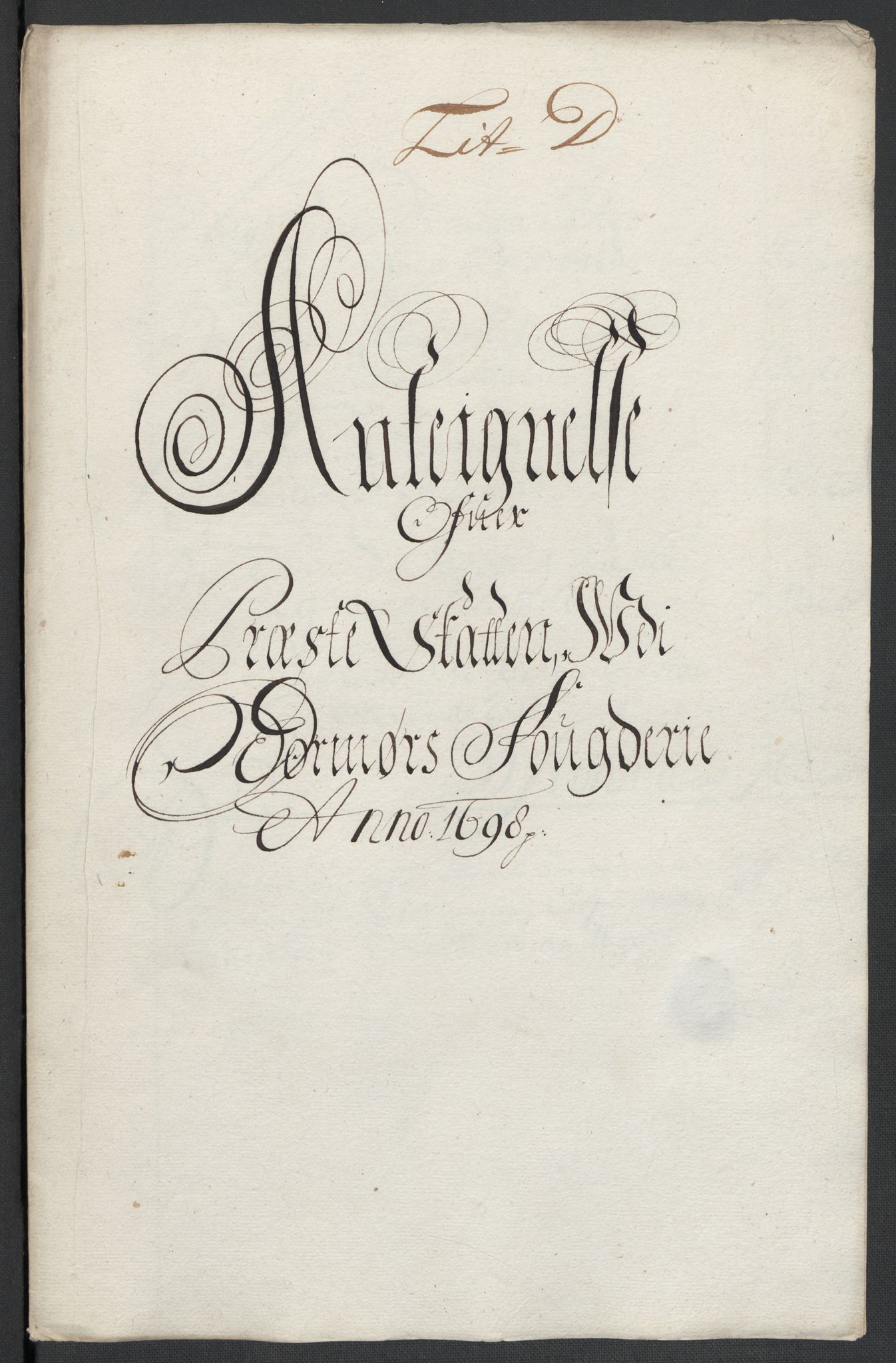 Rentekammeret inntil 1814, Reviderte regnskaper, Fogderegnskap, RA/EA-4092/R56/L3737: Fogderegnskap Nordmøre, 1697-1698, s. 263