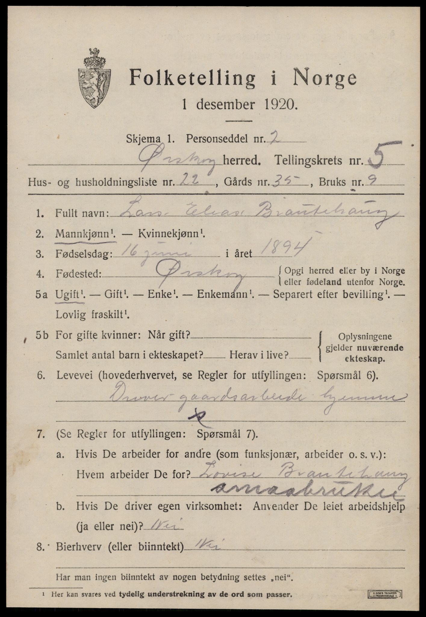 SAT, Folketelling 1920 for 1527 Ørskog herred, 1920, s. 3292