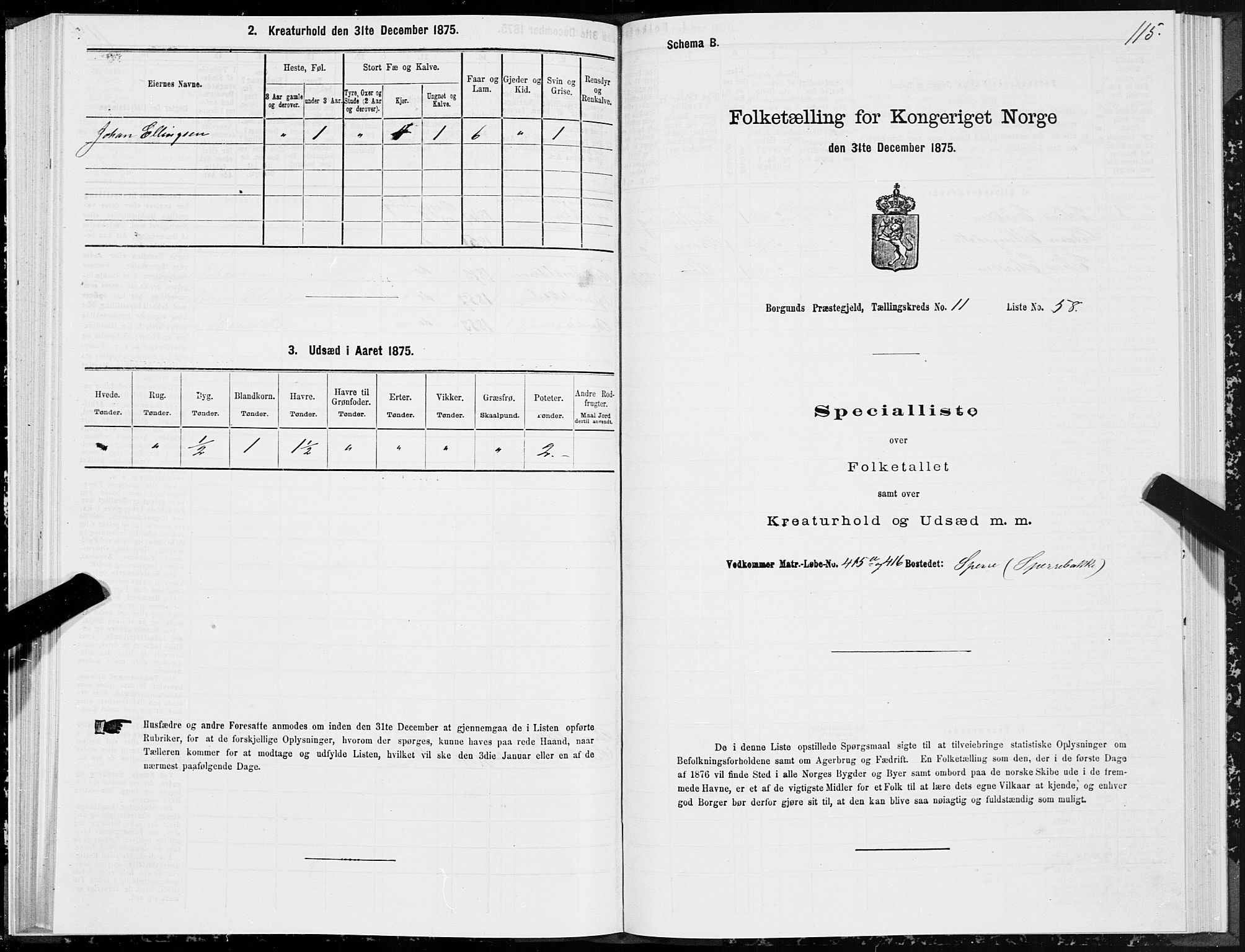 SAT, Folketelling 1875 for 1531P Borgund prestegjeld, 1875, s. 6115