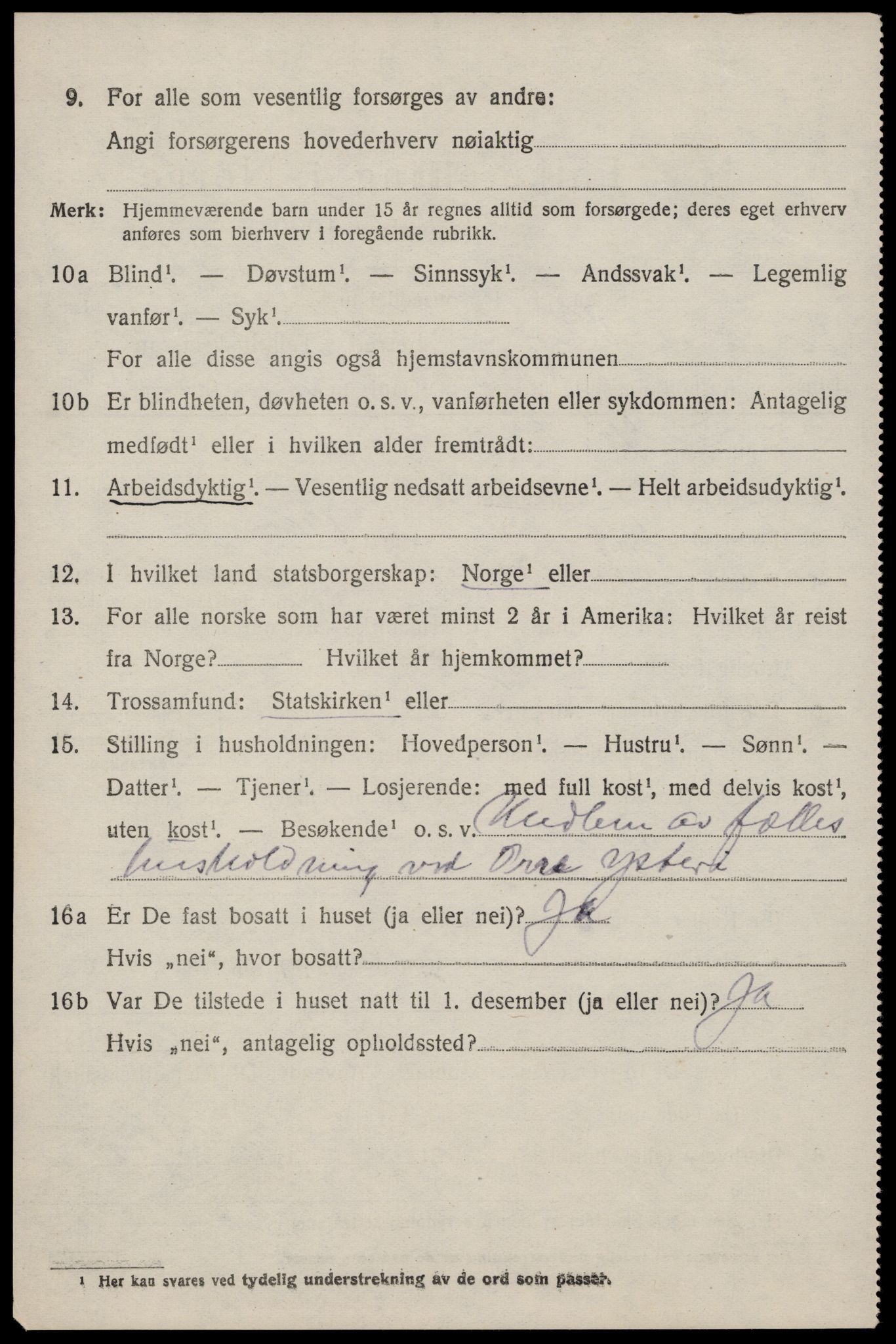 SAST, Folketelling 1920 for 1120 Klepp herred, 1920, s. 5793