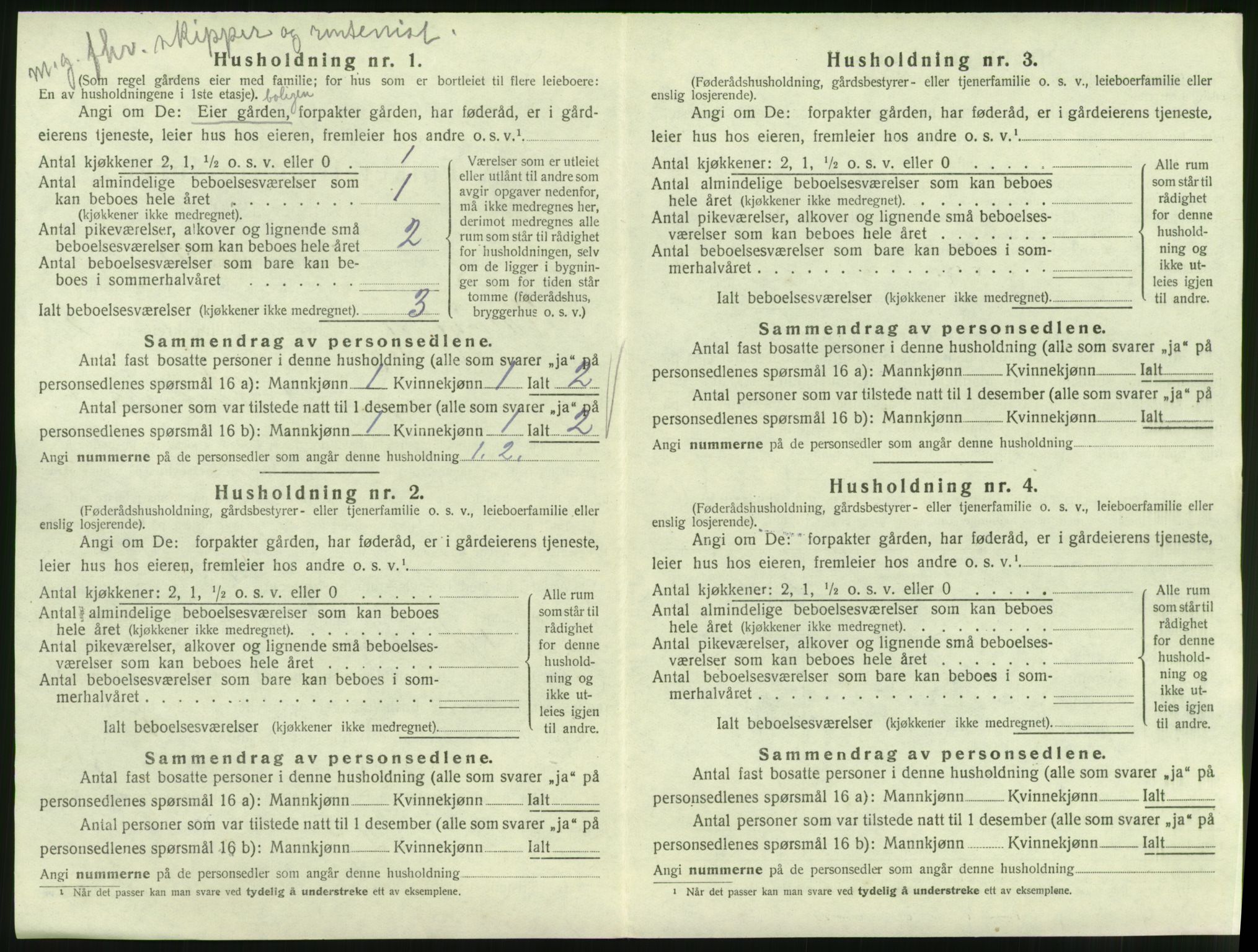 SAT, Folketelling 1920 for 1570 Valsøyfjord herred, 1920, s. 122