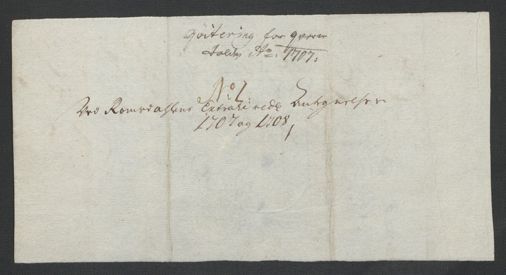 Rentekammeret inntil 1814, Reviderte regnskaper, Fogderegnskap, AV/RA-EA-4092/R55/L3658: Fogderegnskap Romsdal, 1707-1708, s. 378