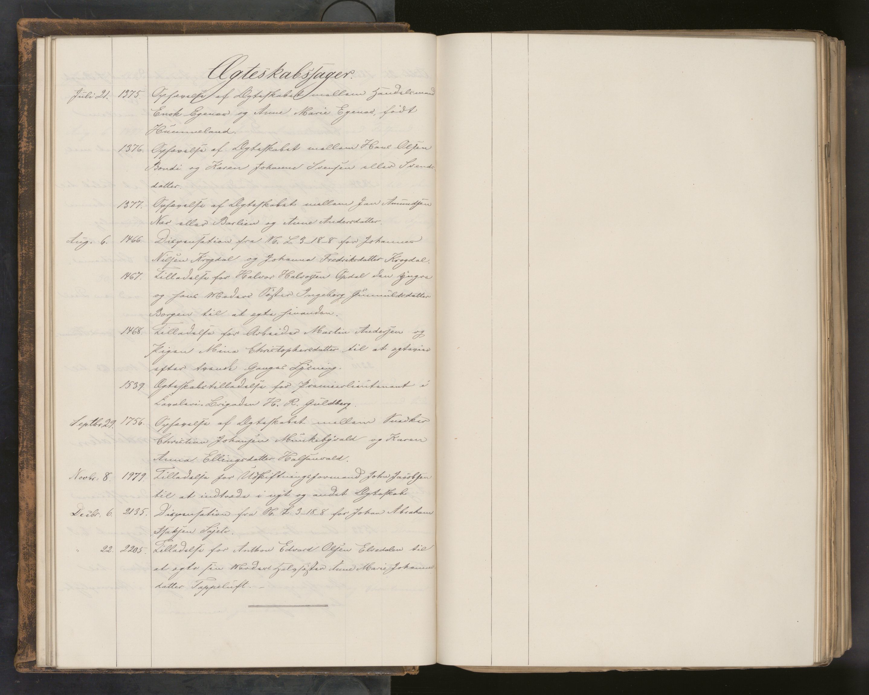 Statsrådssekretariatet, AV/RA-S-1001/A/Ab/L0122: Kgl. res. nr. 1214-2278, 2. halvår, 1873