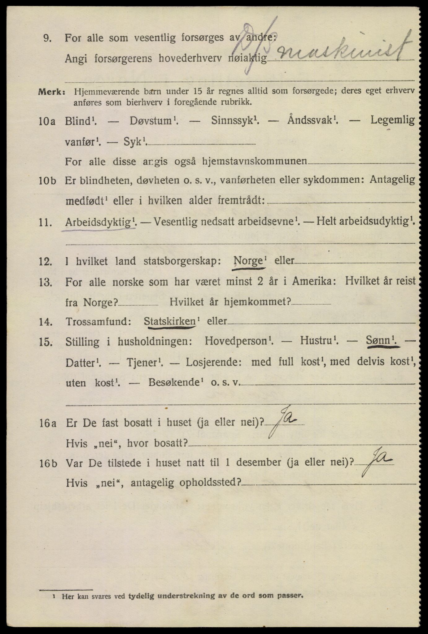 SAKO, Folketelling 1920 for 0801 Kragerø kjøpstad, 1920, s. 8216
