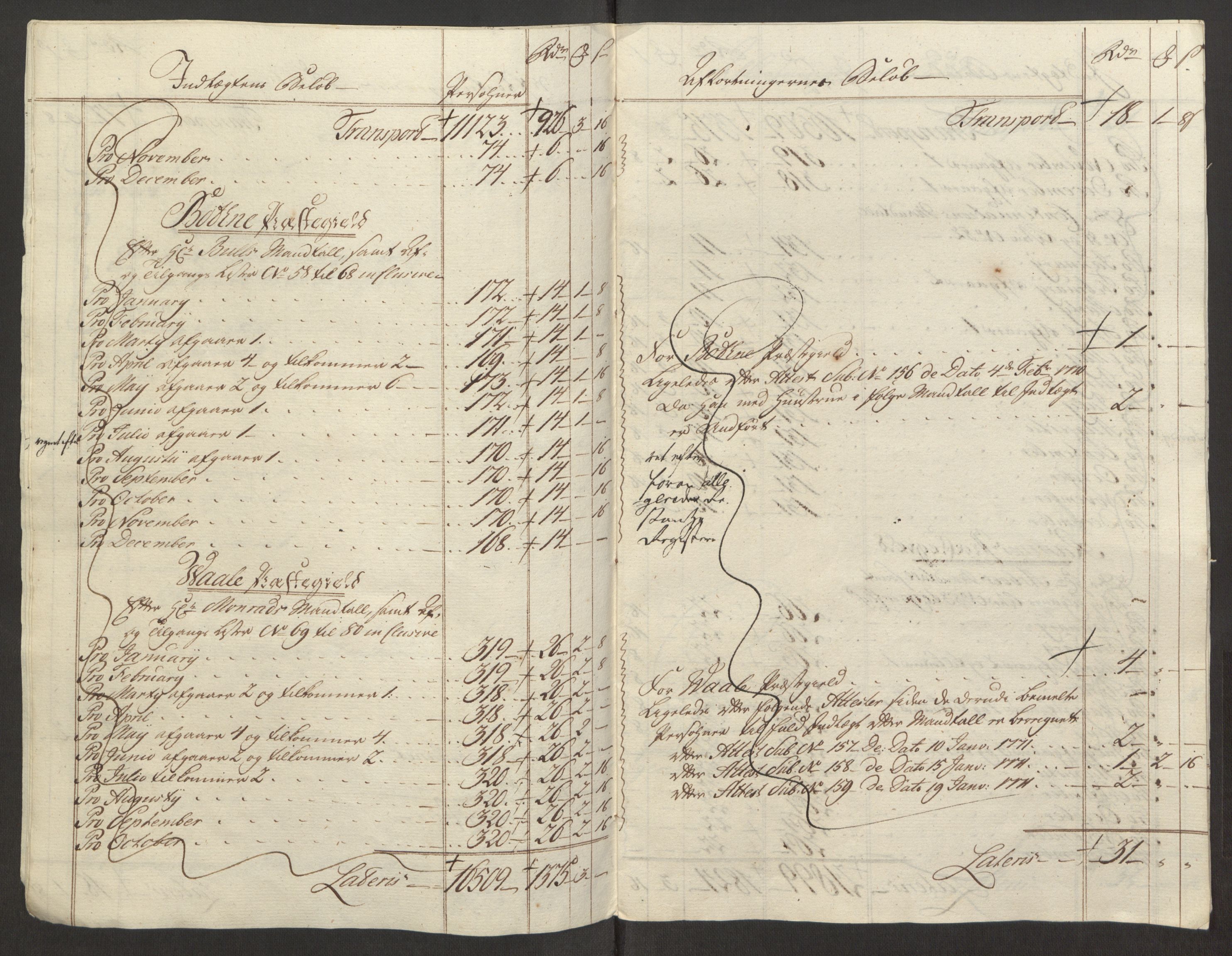 Rentekammeret inntil 1814, Reviderte regnskaper, Fogderegnskap, AV/RA-EA-4092/R32/L1960: Ekstraskatten Jarlsberg grevskap, 1762-1772, s. 190