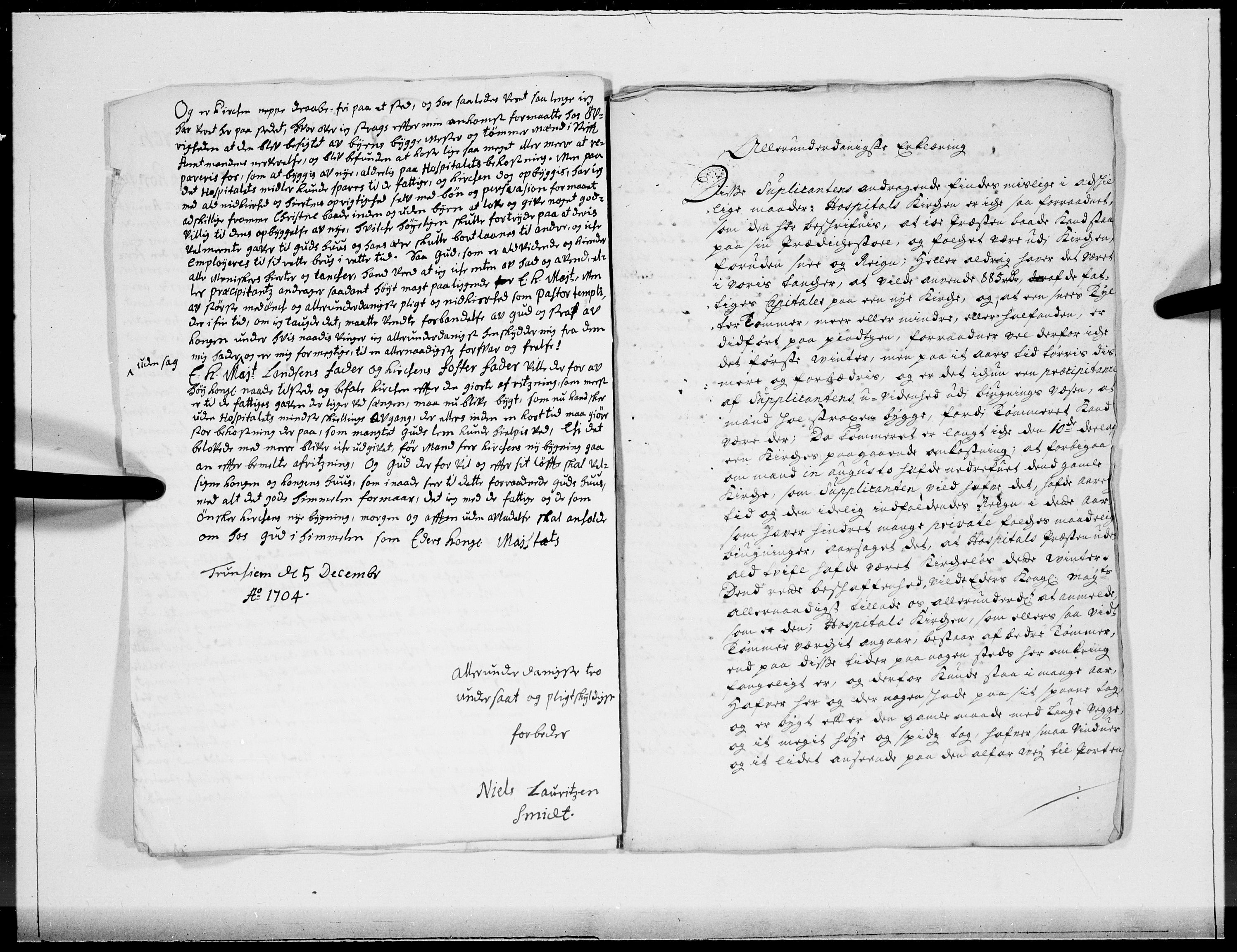 Danske Kanselli 1572-1799, AV/RA-EA-3023/F/Fc/Fcc/Fcca/L0058: Norske innlegg 1572-1799, 1705, s. 20
