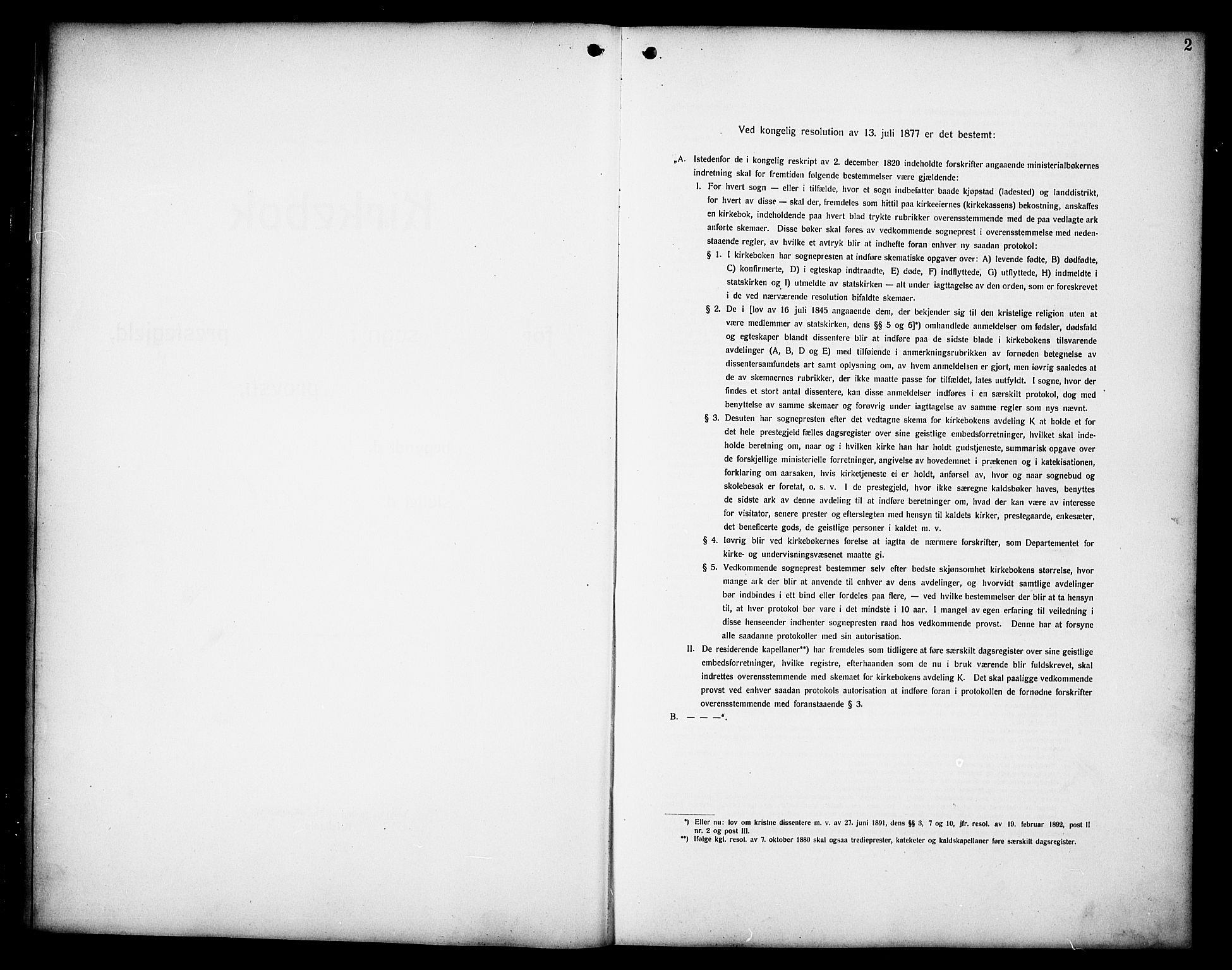 Øyer prestekontor, SAH/PREST-084/H/Ha/Hab/L0007: Klokkerbok nr. 7, 1913-1928, s. 2