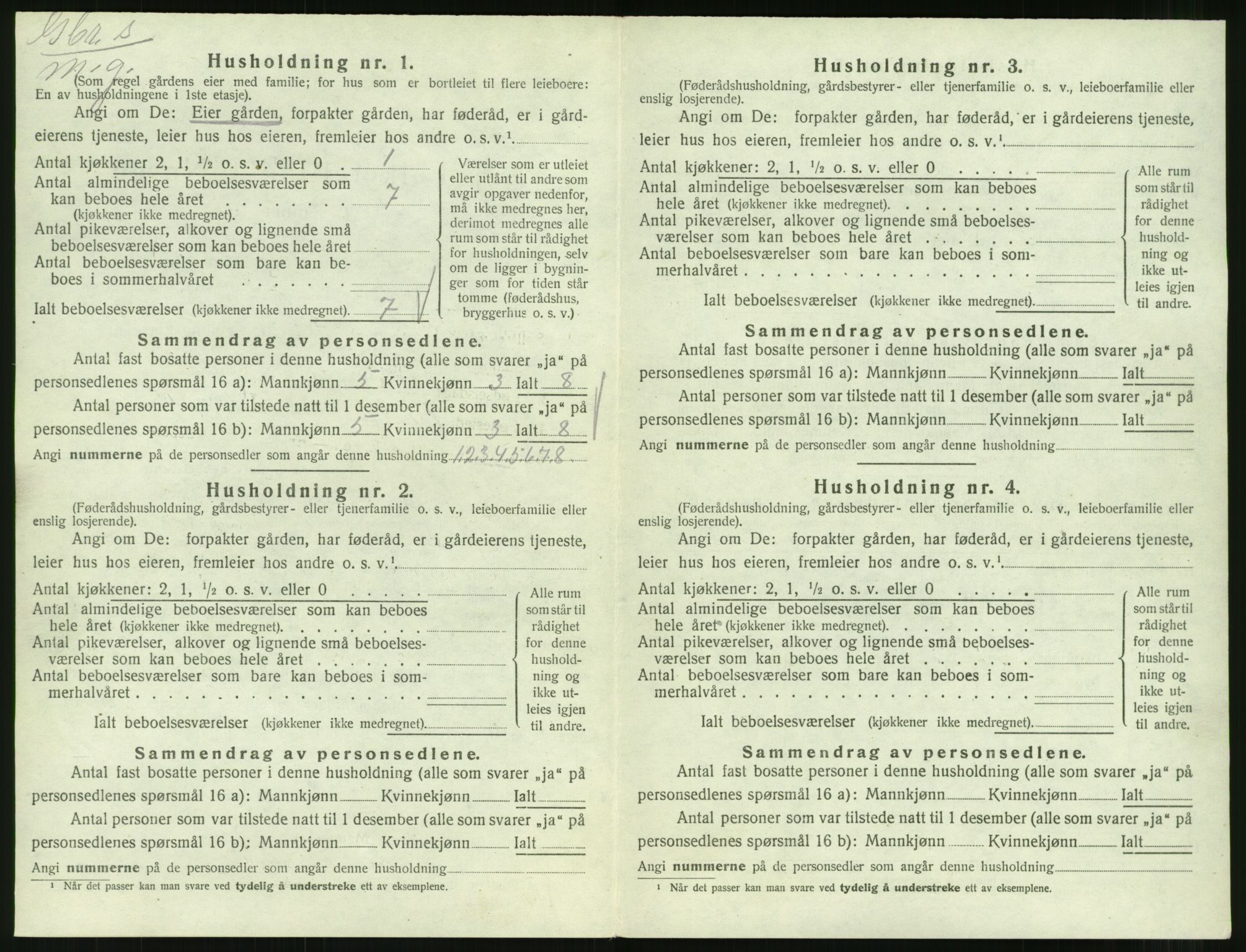 SAT, Folketelling 1920 for 1542 Eresfjord og Vistdal herred, 1920, s. 258