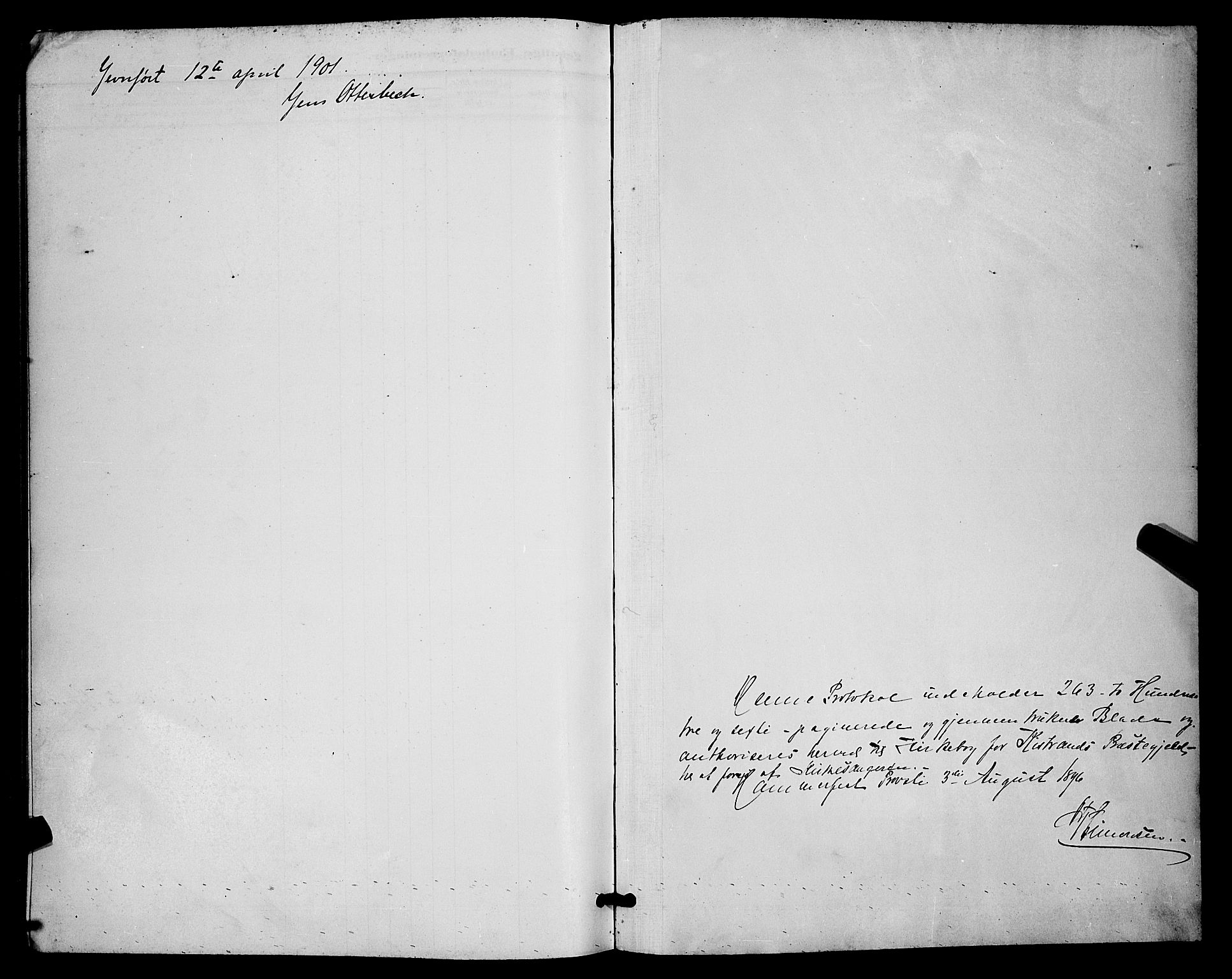 Kistrand/Porsanger sokneprestembete, AV/SATØ-S-1351/H/Hb/L0005.klokk: Klokkerbok nr. 5, 1895-1904