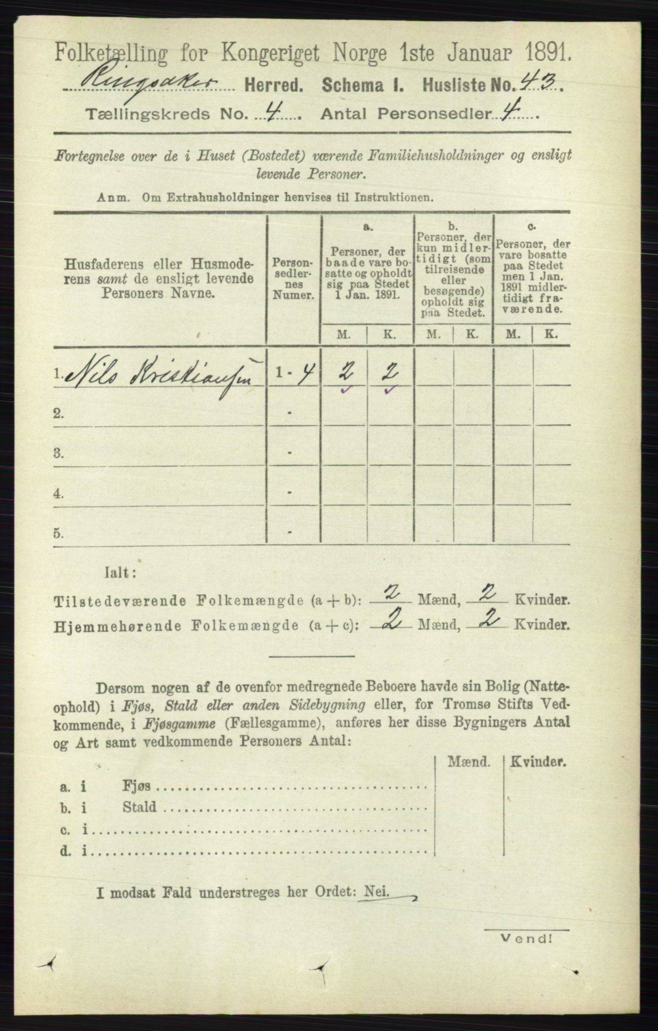 RA, Folketelling 1891 for 0412 Ringsaker herred, 1891, s. 1724