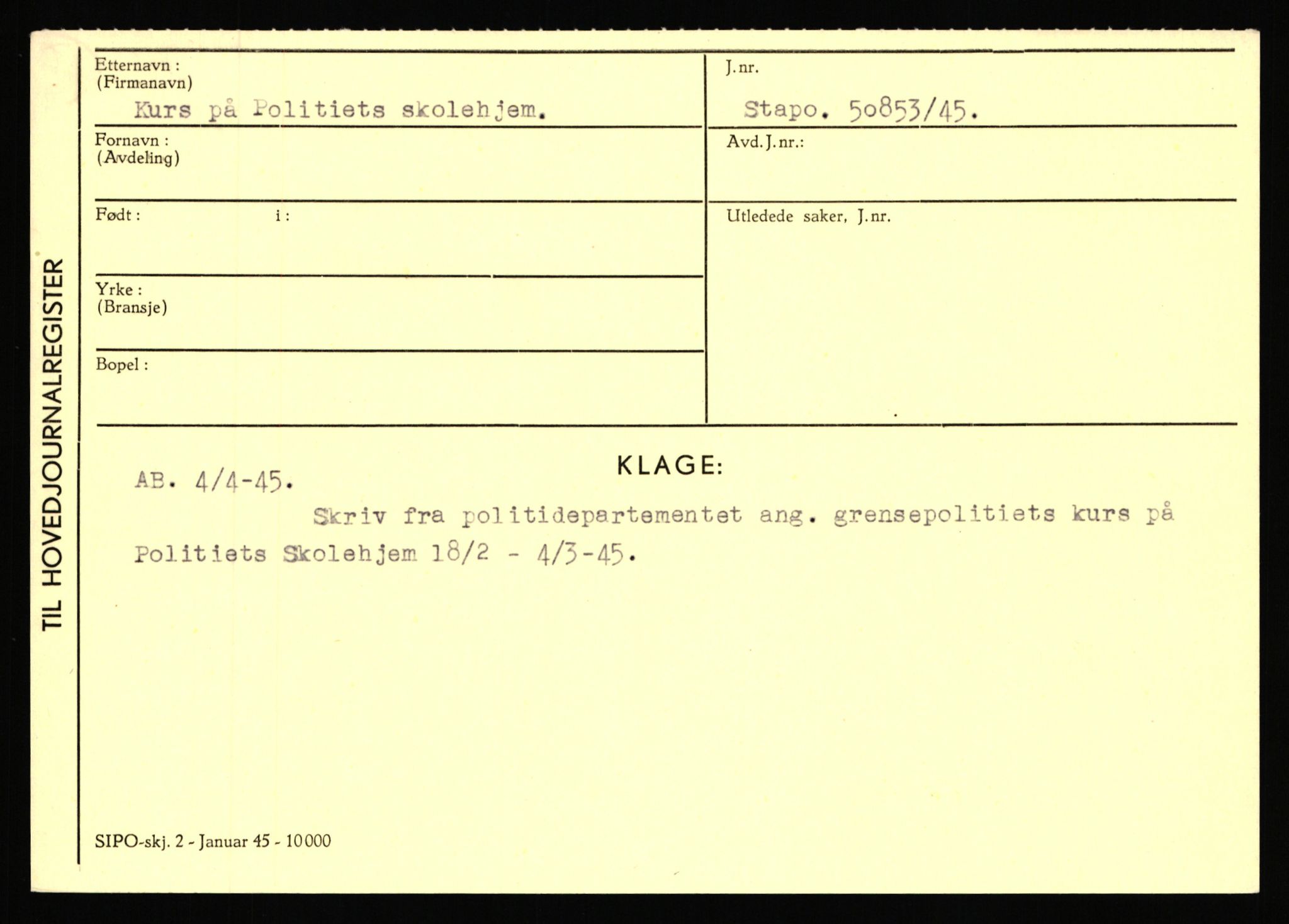 Statspolitiet - Hovedkontoret / Osloavdelingen, AV/RA-S-1329/C/Ca/L0009: Knutsen - Limstrand, 1943-1945, s. 2068