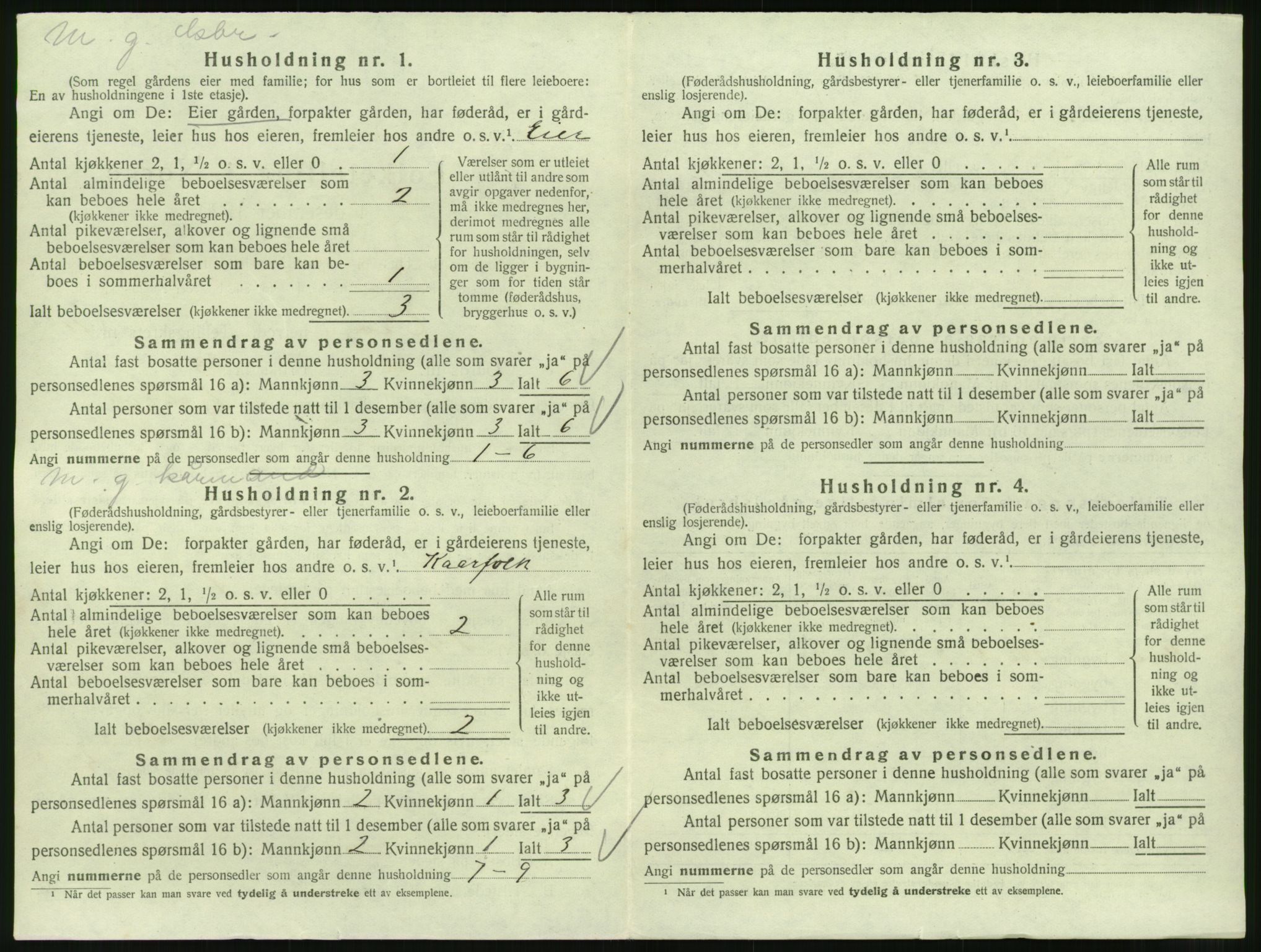 SAT, Folketelling 1920 for 1541 Veøy herred, 1920, s. 888