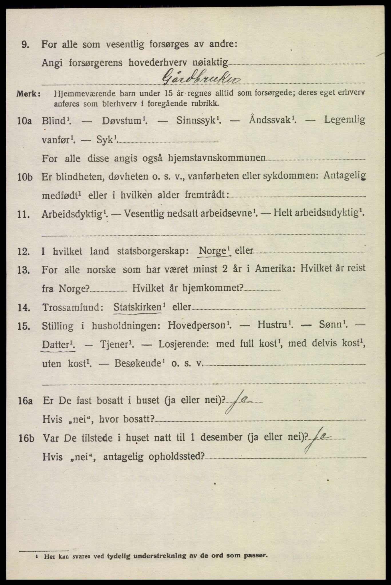 SAH, Folketelling 1920 for 0436 Tolga herred, 1920, s. 7820