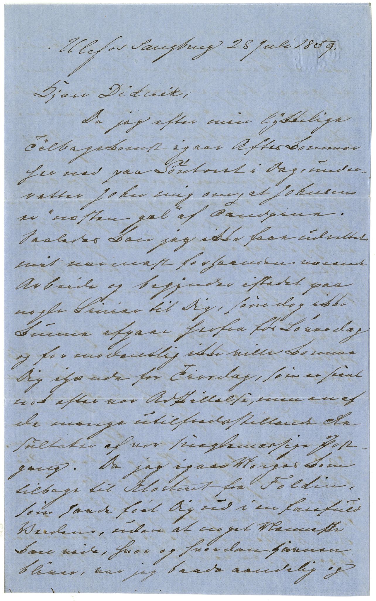 Diderik Maria Aalls brevsamling, NF/Ark-1023/F/L0001: D.M. Aalls brevsamling. A - B, 1738-1889, s. 34