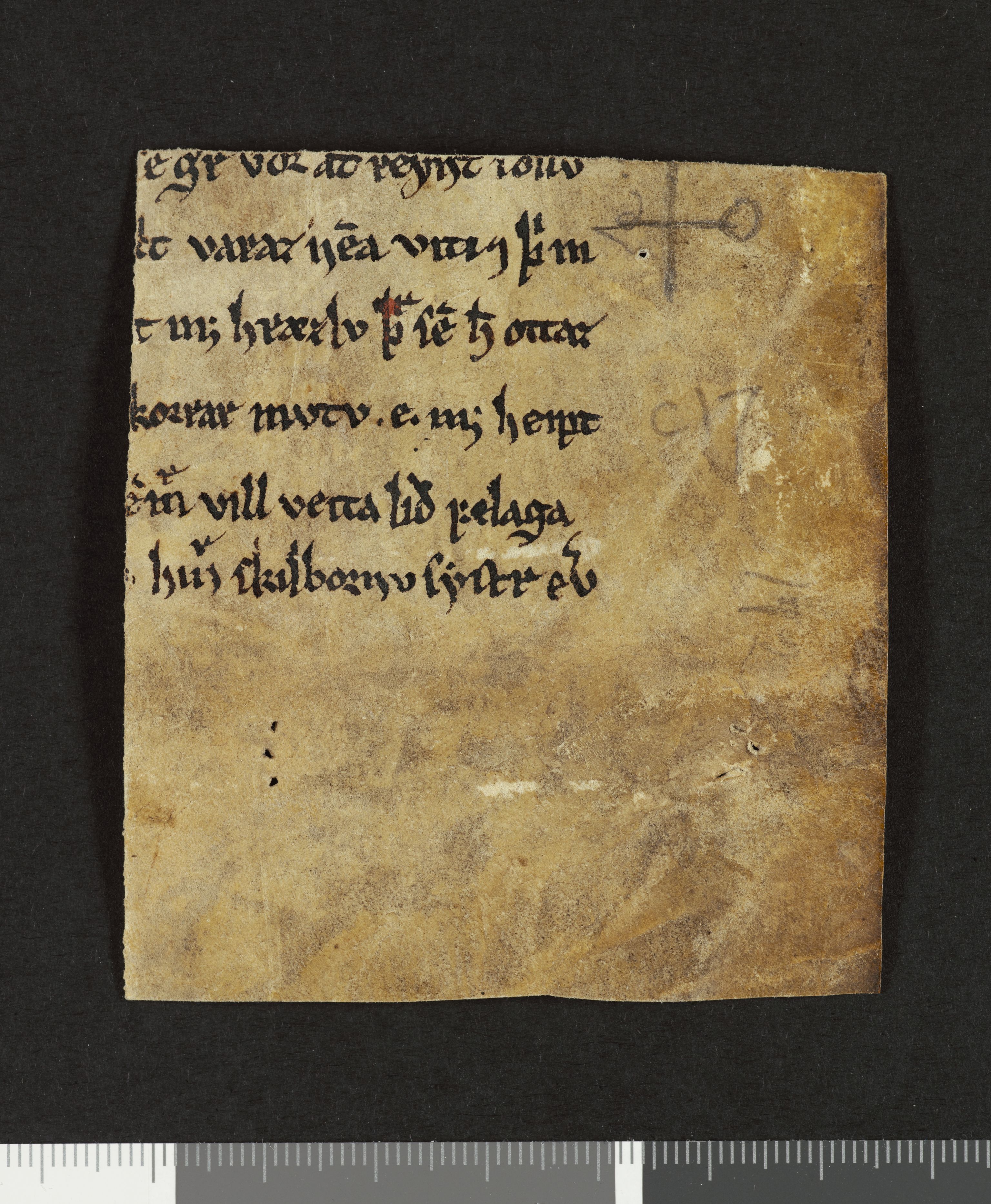 Riksarkivets diplomsamling, AV/RA-EA-5965/F26/L0002: Norrøne membranfragmenter bestand 2-9 (10), 1100-1536, s. 10
