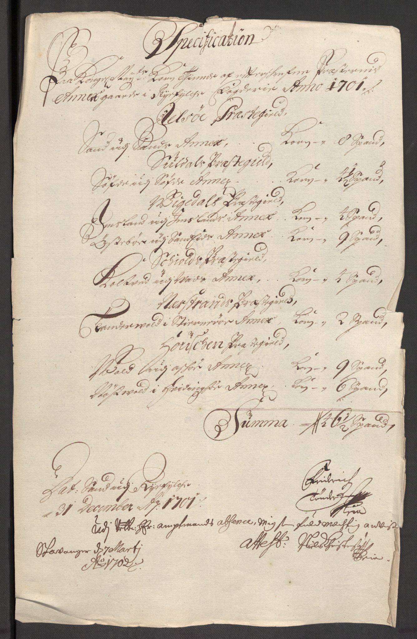 Rentekammeret inntil 1814, Reviderte regnskaper, Fogderegnskap, AV/RA-EA-4092/R47/L2859: Fogderegnskap Ryfylke, 1701-1702, s. 75