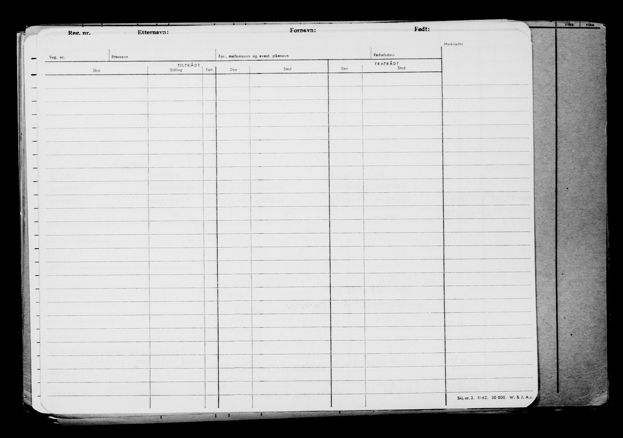 Direktoratet for sjømenn, AV/RA-S-3545/G/Gb/L0151: Hovedkort, 1917, s. 46