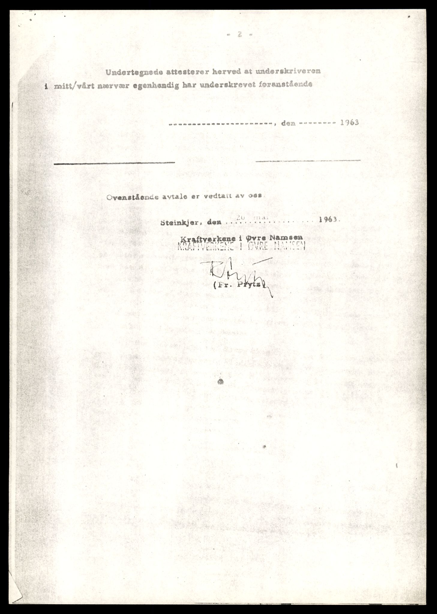 Statskog Trøndelag / Møre, AV/SAT-A-4532/1/D/Da/L0336/0007: Sakarkiv / Vassdragsreguleringer m.m. - Kraftverkene Øvre Namsen, diverse (grunnerstatninger), 1957-1963, s. 5