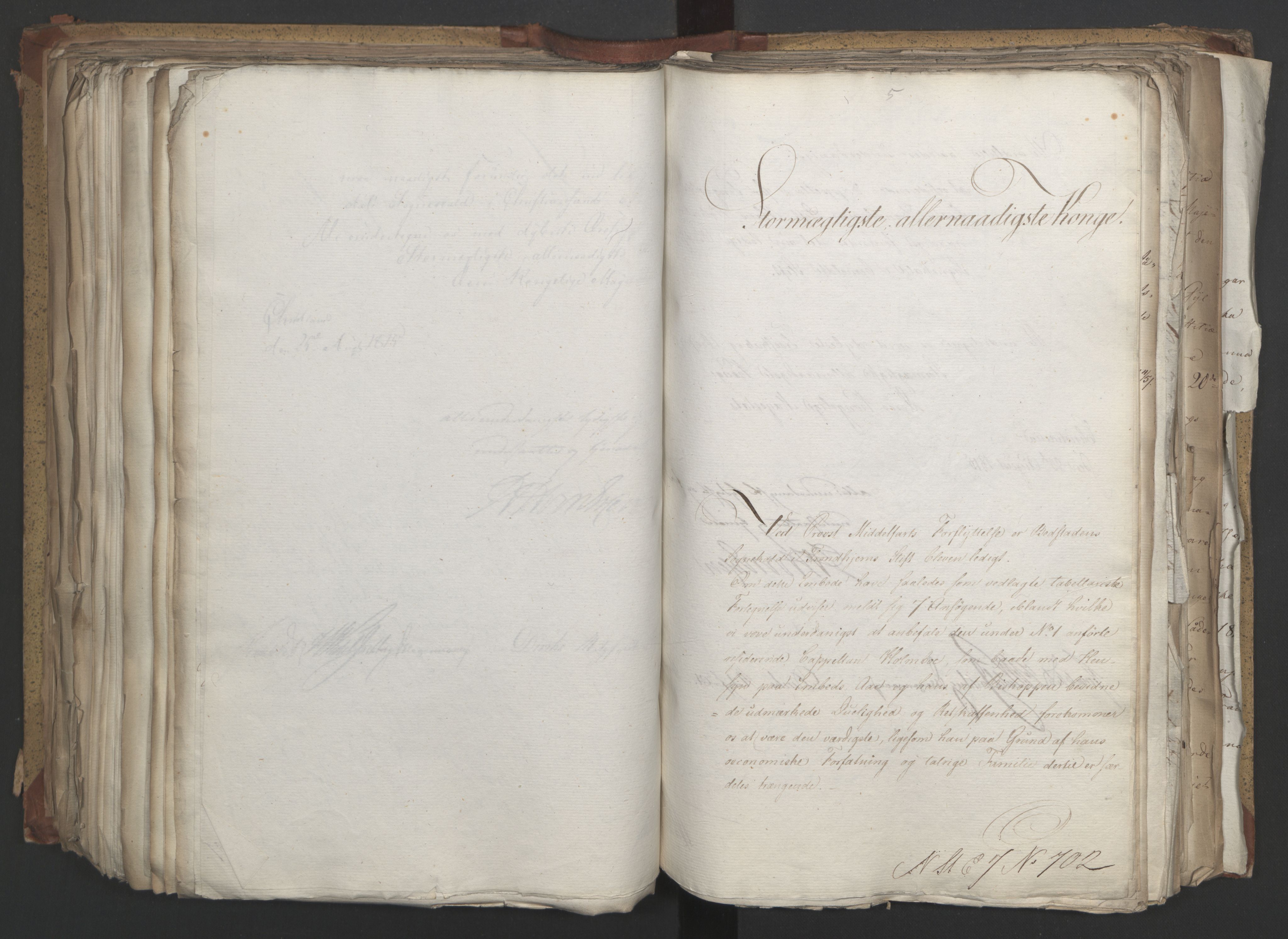 Statsrådsavdelingen i Stockholm, AV/RA-S-1003/D/Da/L0003: Regjeringsinnstillinger nr. 519-787, 1815, s. 370