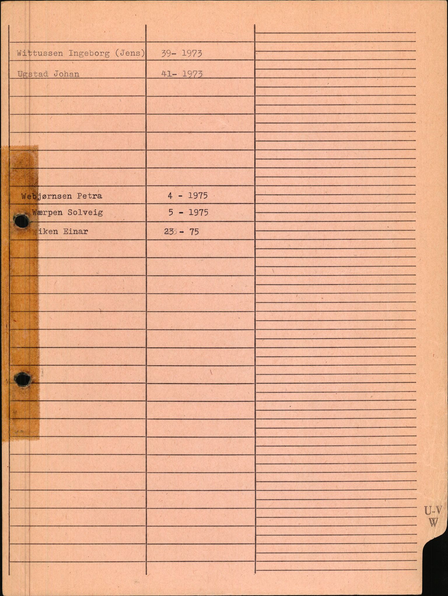 Hurum lensmannskontor, SAKO/A-505/H/Ha/L0008: Dødsfallsprotokoller, 1973-1979, s. 37