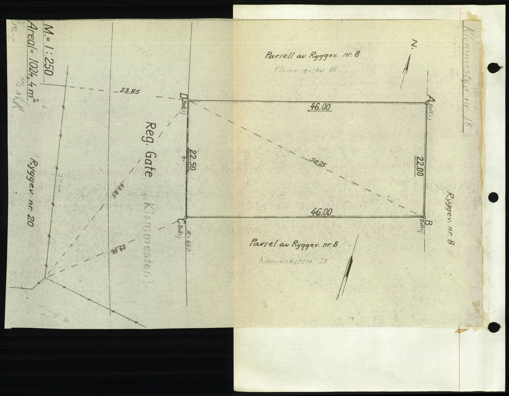 Moss sorenskriveri, SAO/A-10168: Pantebok nr. A25, 1950-1950, Dagboknr: 1182/1950