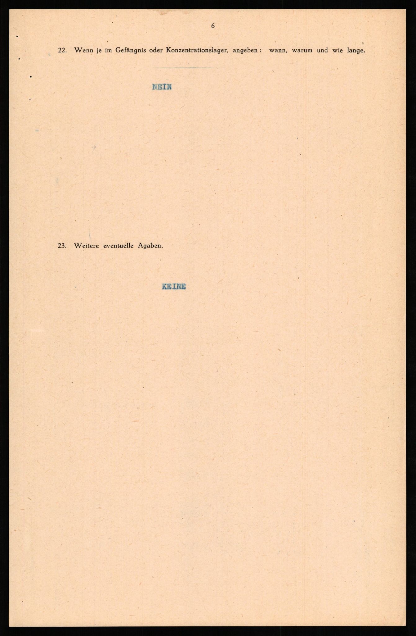 Forsvaret, Forsvarets overkommando II, AV/RA-RAFA-3915/D/Db/L0022: CI Questionaires. Tyske okkupasjonsstyrker i Norge. Tyskere., 1945-1946, s. 144