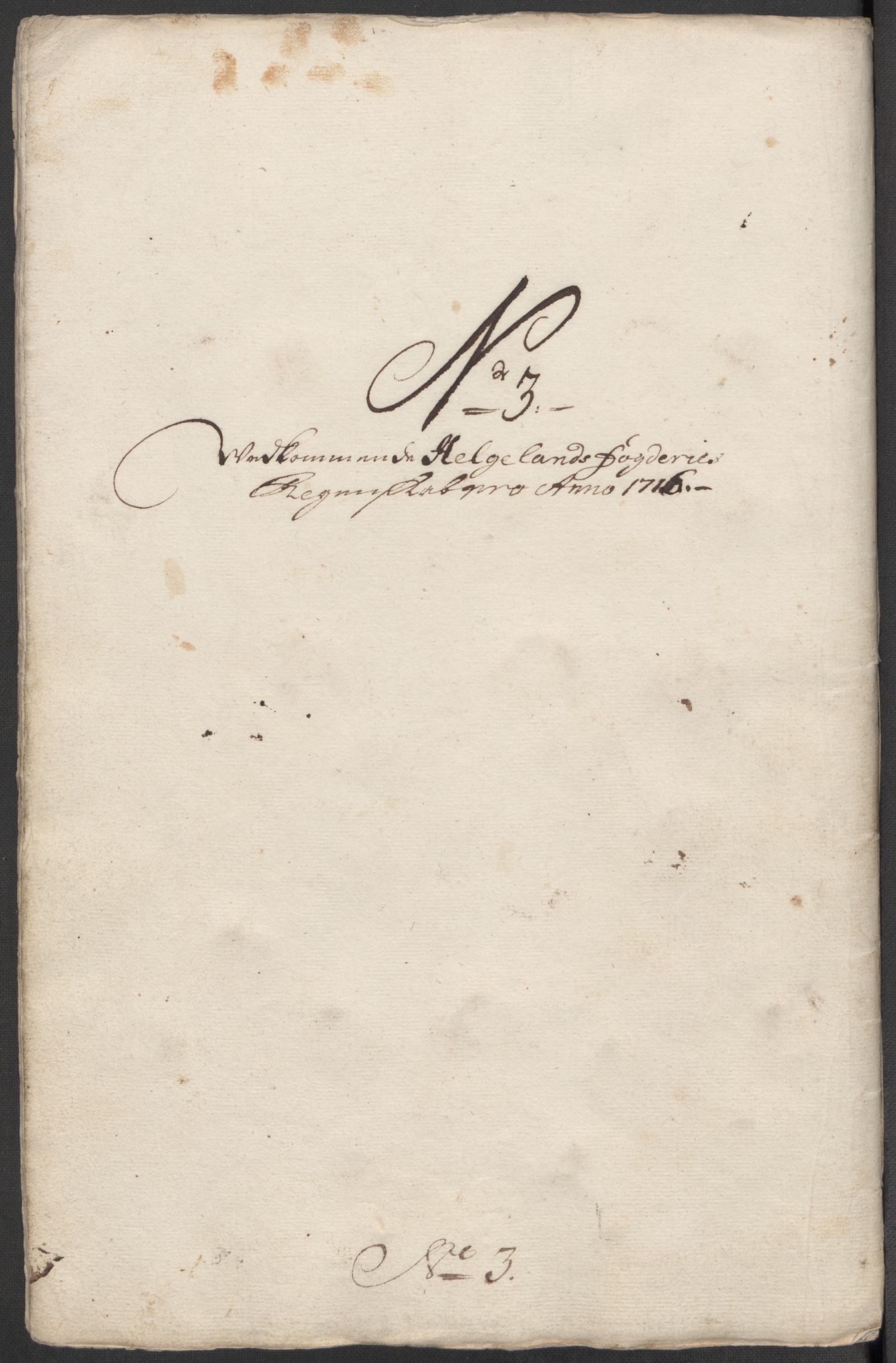 Rentekammeret inntil 1814, Reviderte regnskaper, Fogderegnskap, RA/EA-4092/R65/L4514: Fogderegnskap Helgeland, 1716, s. 121