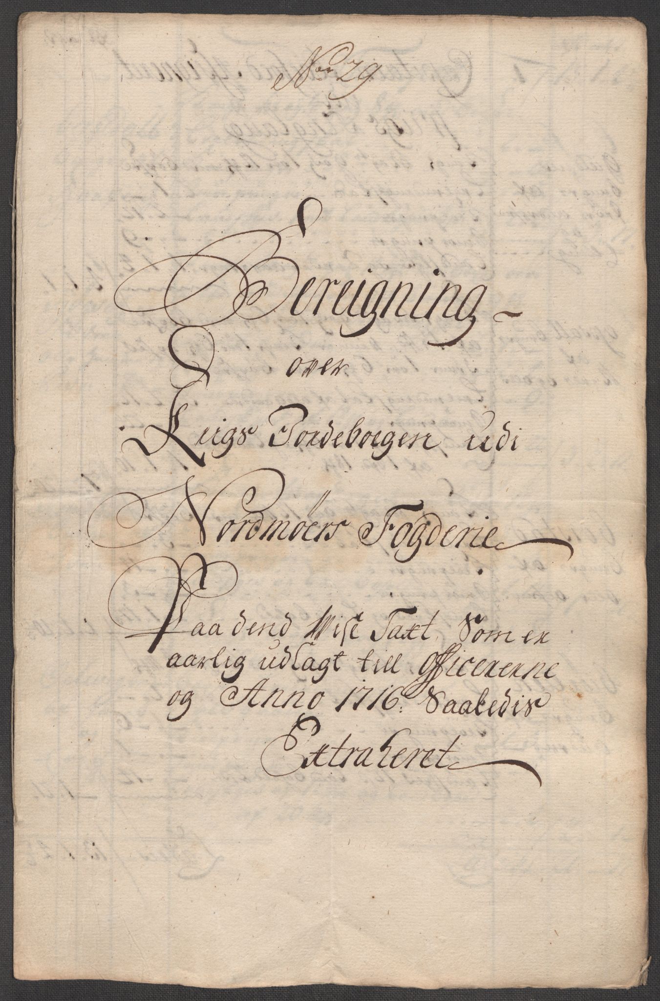 Rentekammeret inntil 1814, Reviderte regnskaper, Fogderegnskap, RA/EA-4092/R56/L3749: Fogderegnskap Nordmøre, 1716, s. 165