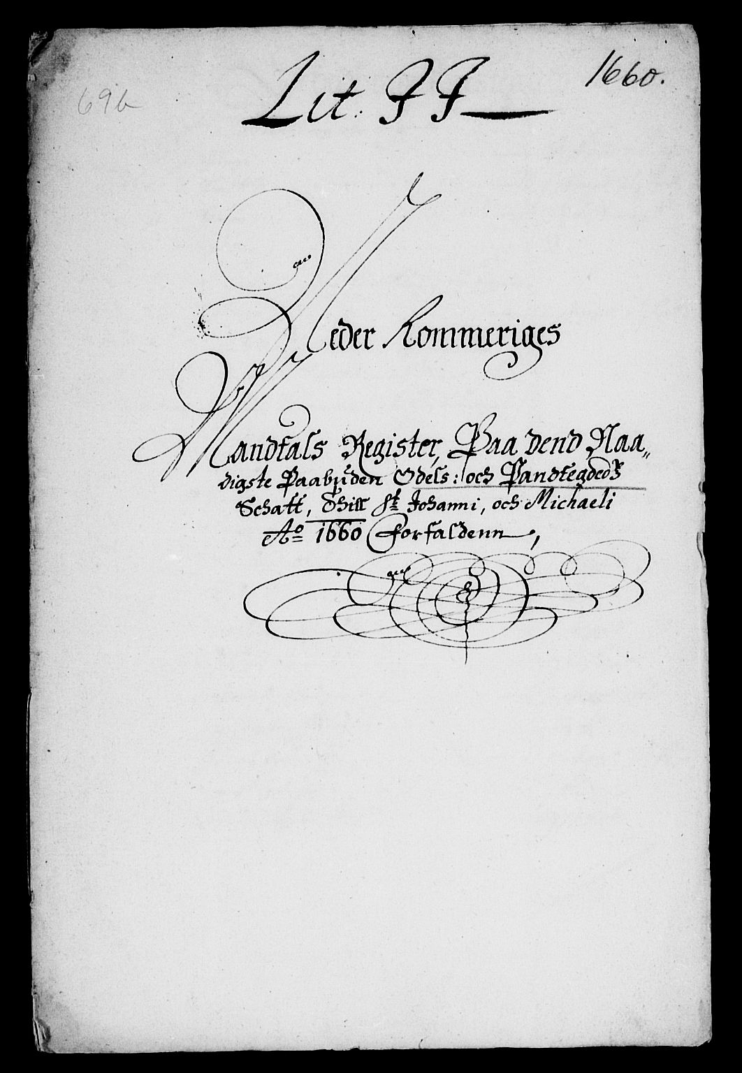 Rentekammeret inntil 1814, Reviderte regnskaper, Lensregnskaper, AV/RA-EA-5023/R/Rb/Rba/L0257: Akershus len, 1660-1661