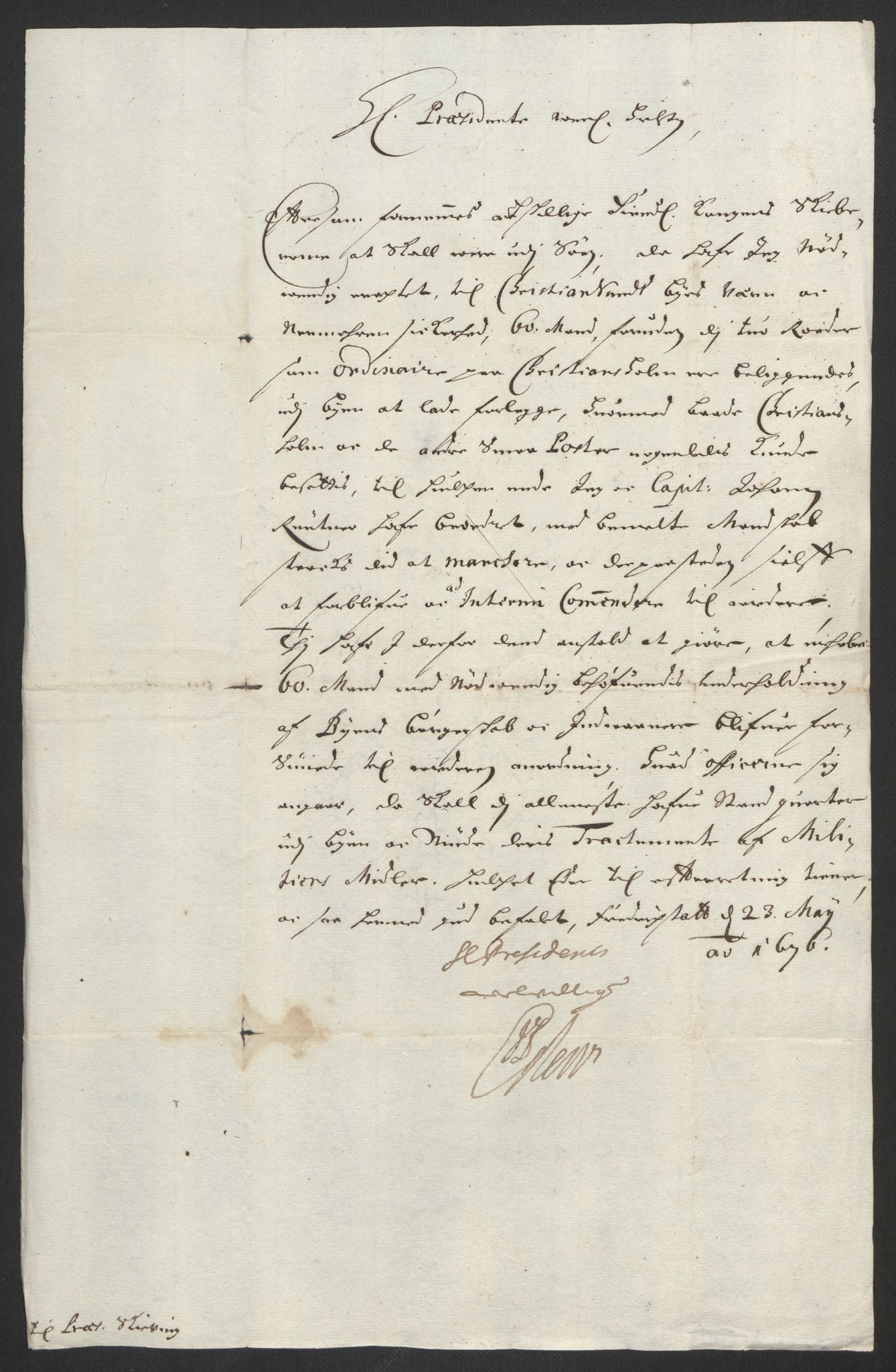 Rentekammeret inntil 1814, Reviderte regnskaper, Byregnskaper, AV/RA-EA-4066/R/Rm/L0258: [M1] Kontribusjonsregnskap, 1664-1700, s. 304