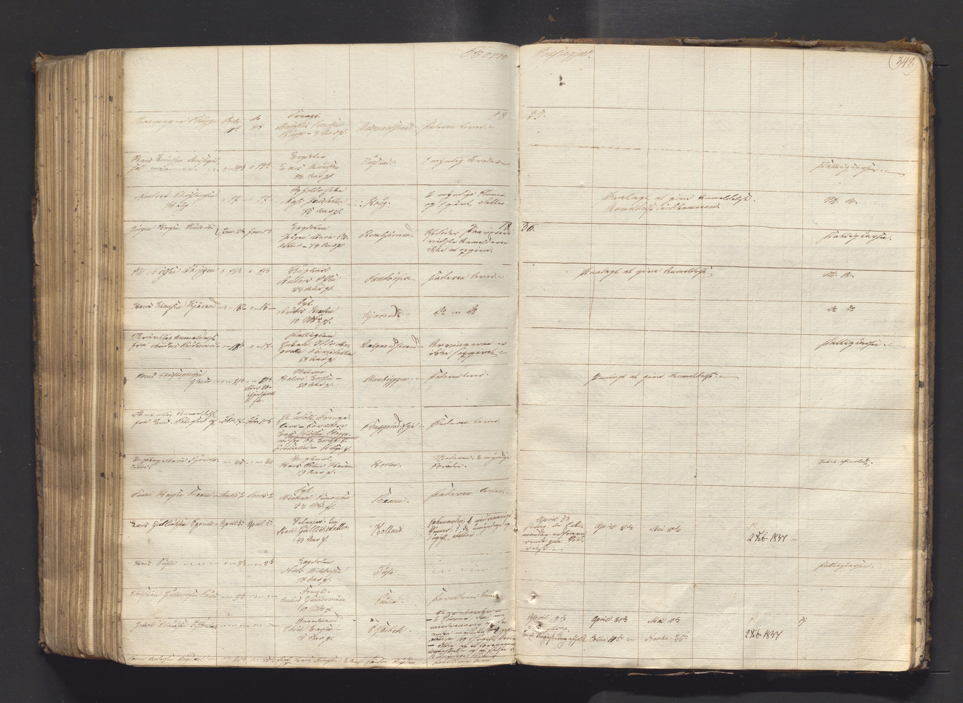 Søndre Jarlsberg sorenskriveri, AV/SAKO-A-129/H/Ha/Hab/L0002: Dødsmeldingsprotokoll, 1823-1839, s. 348