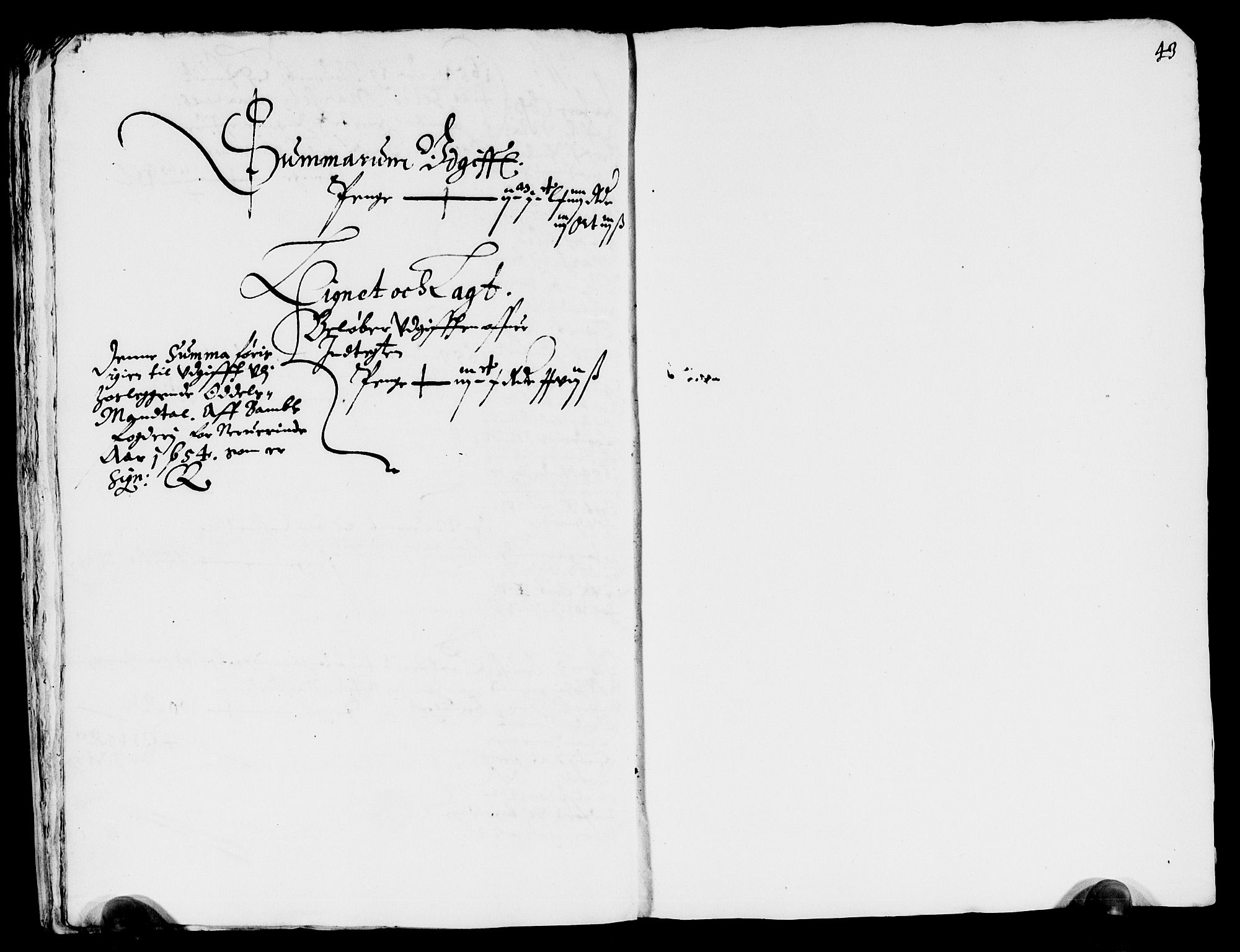 Rentekammeret inntil 1814, Reviderte regnskaper, Lensregnskaper, AV/RA-EA-5023/R/Rb/Rbp/L0041: Bratsberg len, 1654-1656