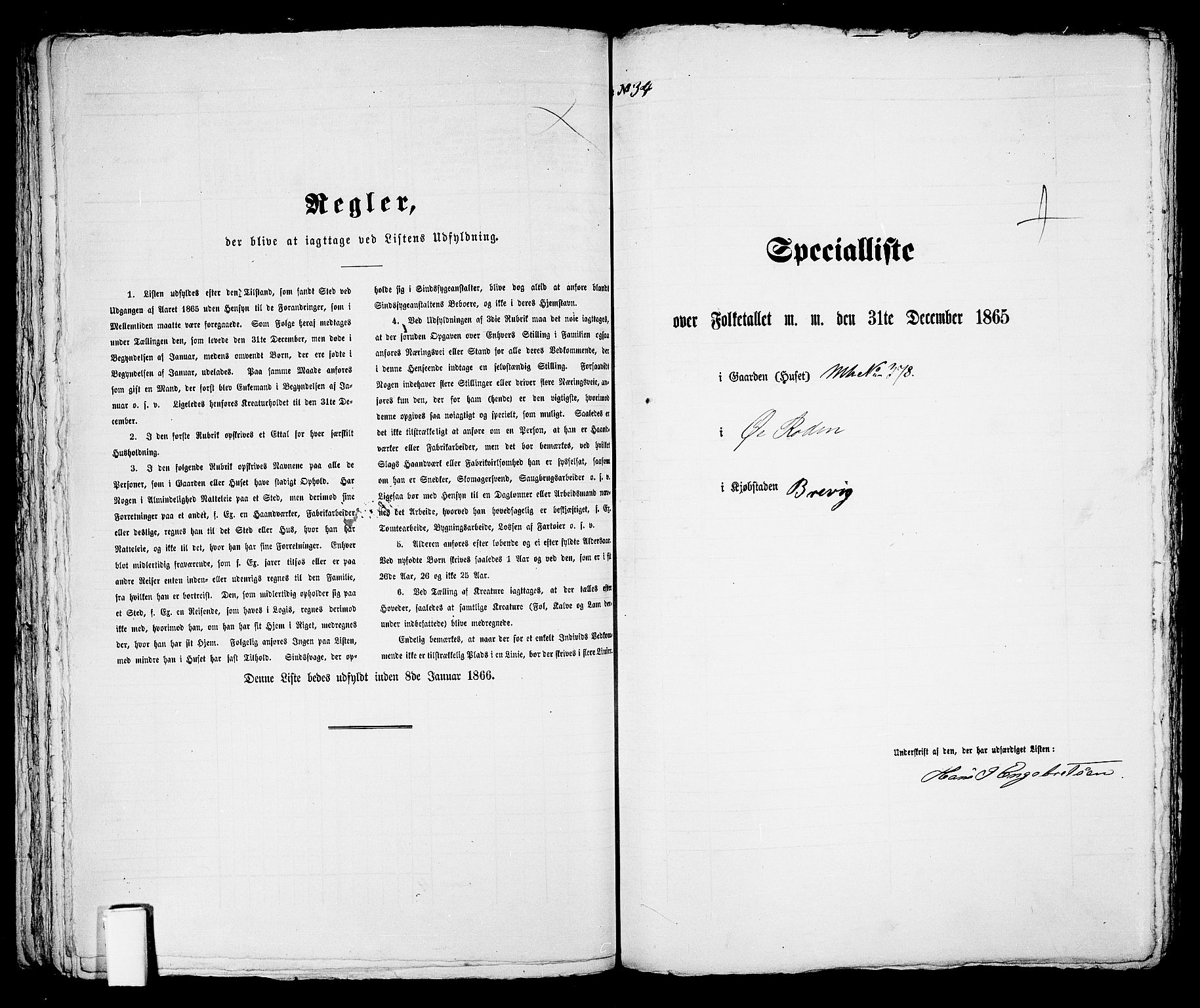 RA, Folketelling 1865 for 0804P Brevik prestegjeld, 1865, s. 76