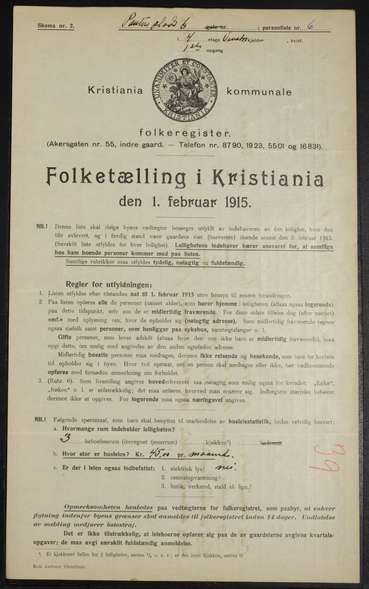 OBA, Kommunal folketelling 1.2.1915 for Kristiania, 1915, s. 78180