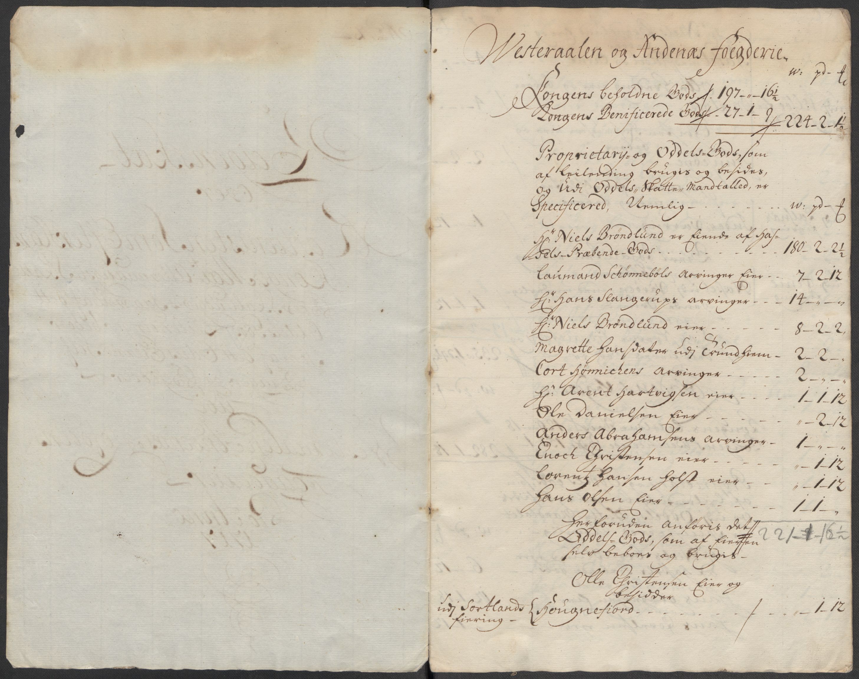 Rentekammeret inntil 1814, Reviderte regnskaper, Fogderegnskap, AV/RA-EA-4092/R67/L4683: Fogderegnskap Vesterålen, Andenes og Lofoten, 1717, s. 64