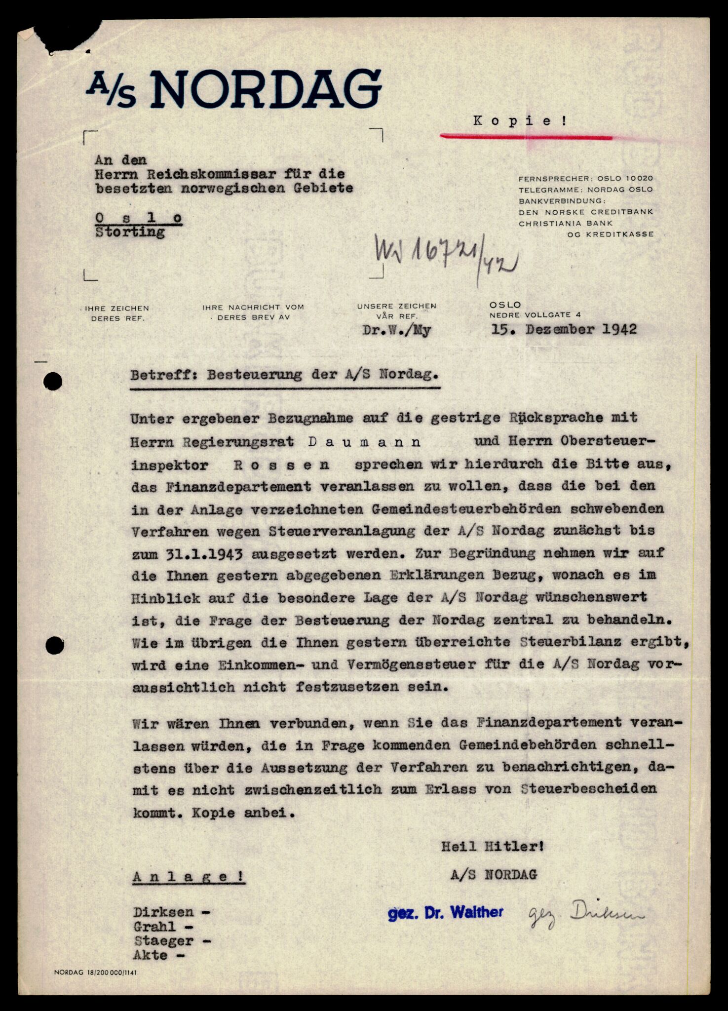 Forsvarets Overkommando. 2 kontor. Arkiv 11.4. Spredte tyske arkivsaker, AV/RA-RAFA-7031/D/Dar/Darb/L0003: Reichskommissariat - Hauptabteilung Vervaltung, 1940-1945, s. 350