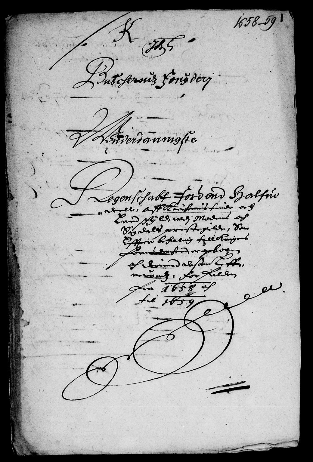 Rentekammeret inntil 1814, Reviderte regnskaper, Lensregnskaper, AV/RA-EA-5023/R/Rb/Rba/L0250: Akershus len, 1658-1660