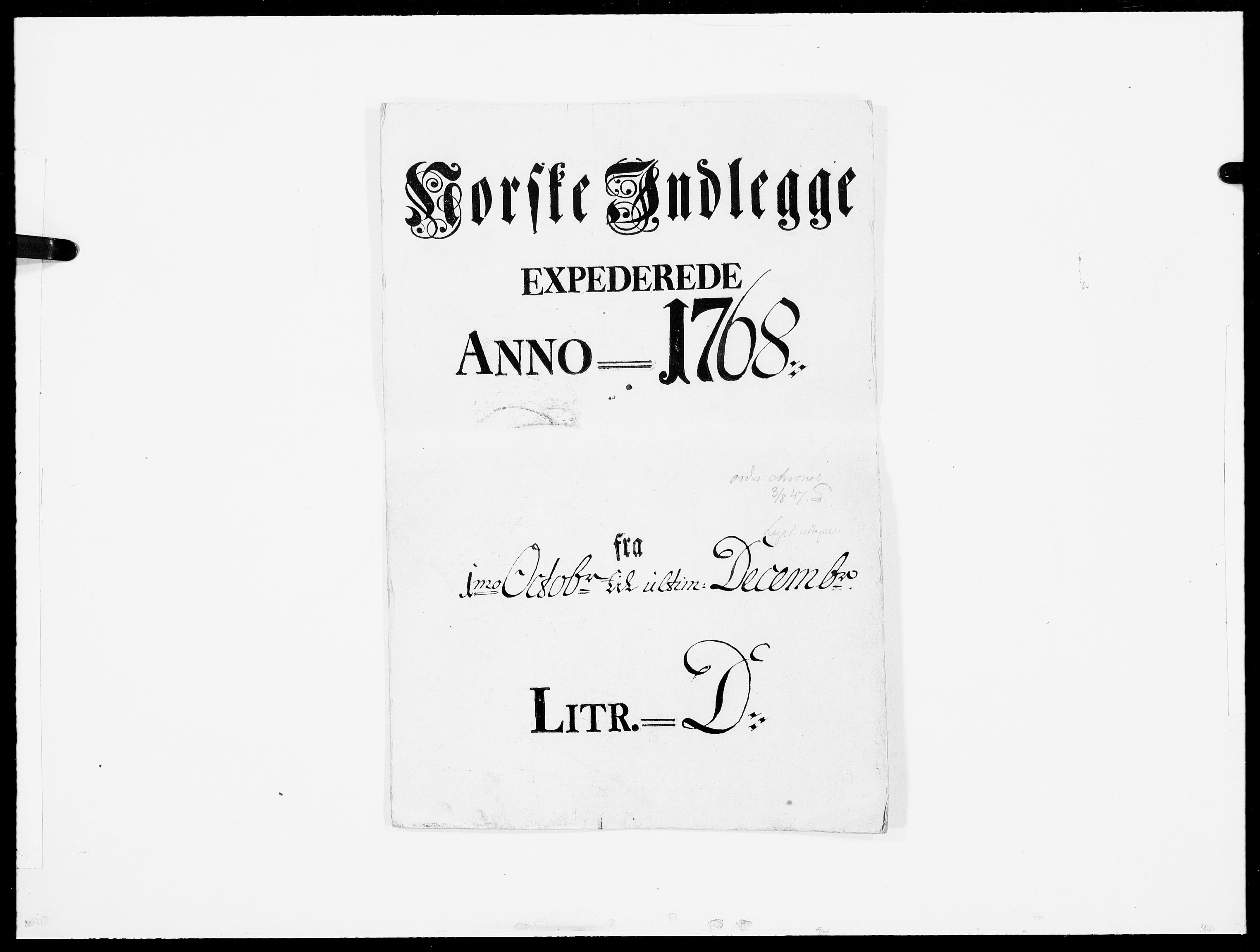 Danske Kanselli 1572-1799, RA/EA-3023/F/Fc/Fcc/Fcca/L0198: Norske innlegg 1572-1799, 1768, s. 312