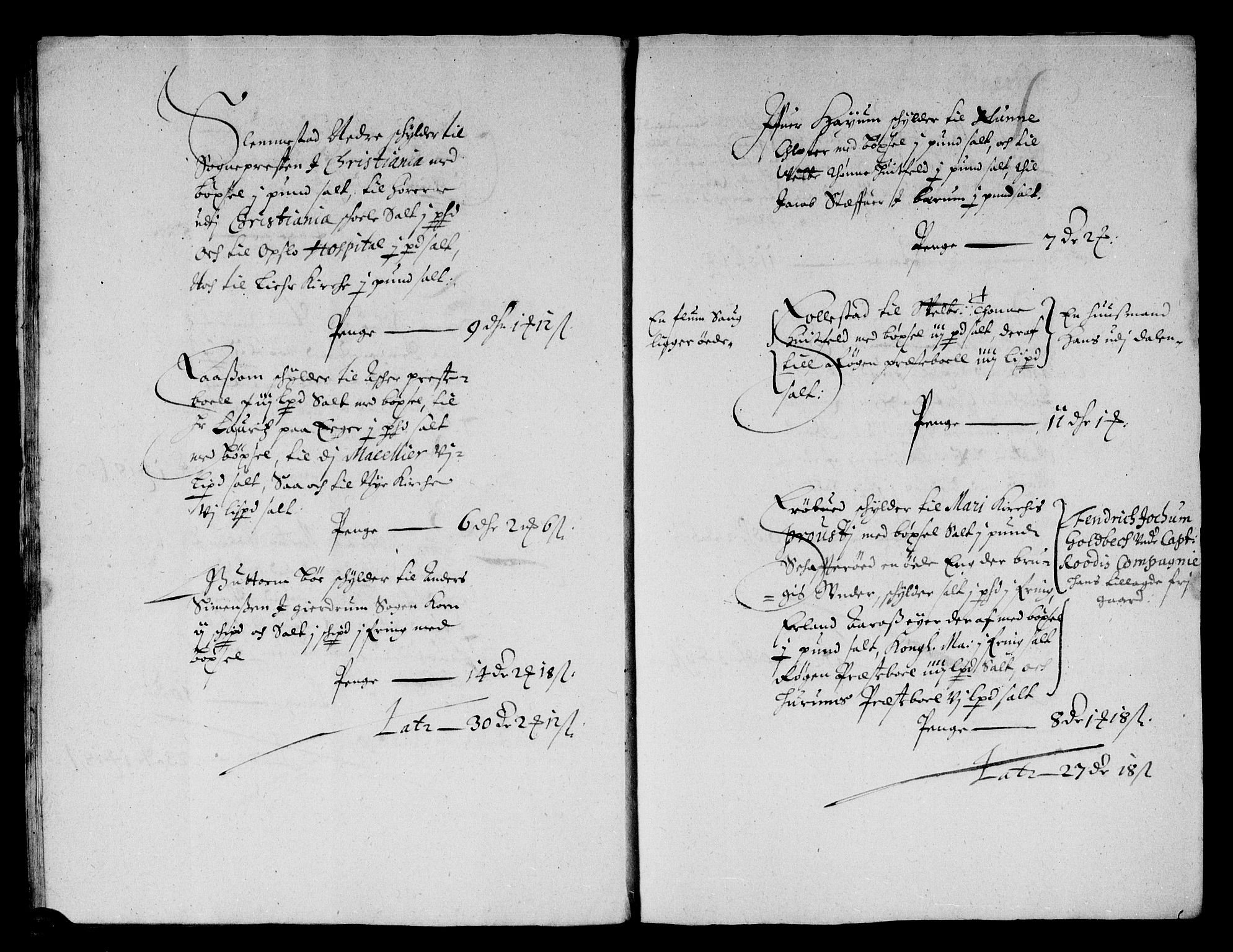 Rentekammeret inntil 1814, Reviderte regnskaper, Stiftamtstueregnskaper, Landkommissariatet på Akershus og Akershus stiftamt, AV/RA-EA-5869/R/Rb/L0117: Akershus stiftamt, 1676