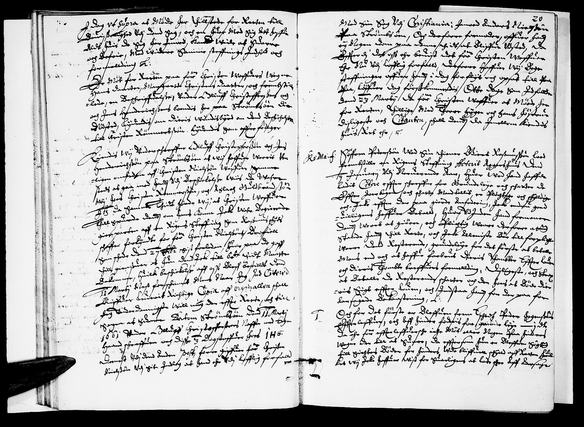 Lier, Røyken og Hurum sorenskriveri, AV/SAKO-A-89/F/Fa/L0002: Tingbok, 1661, s. 20