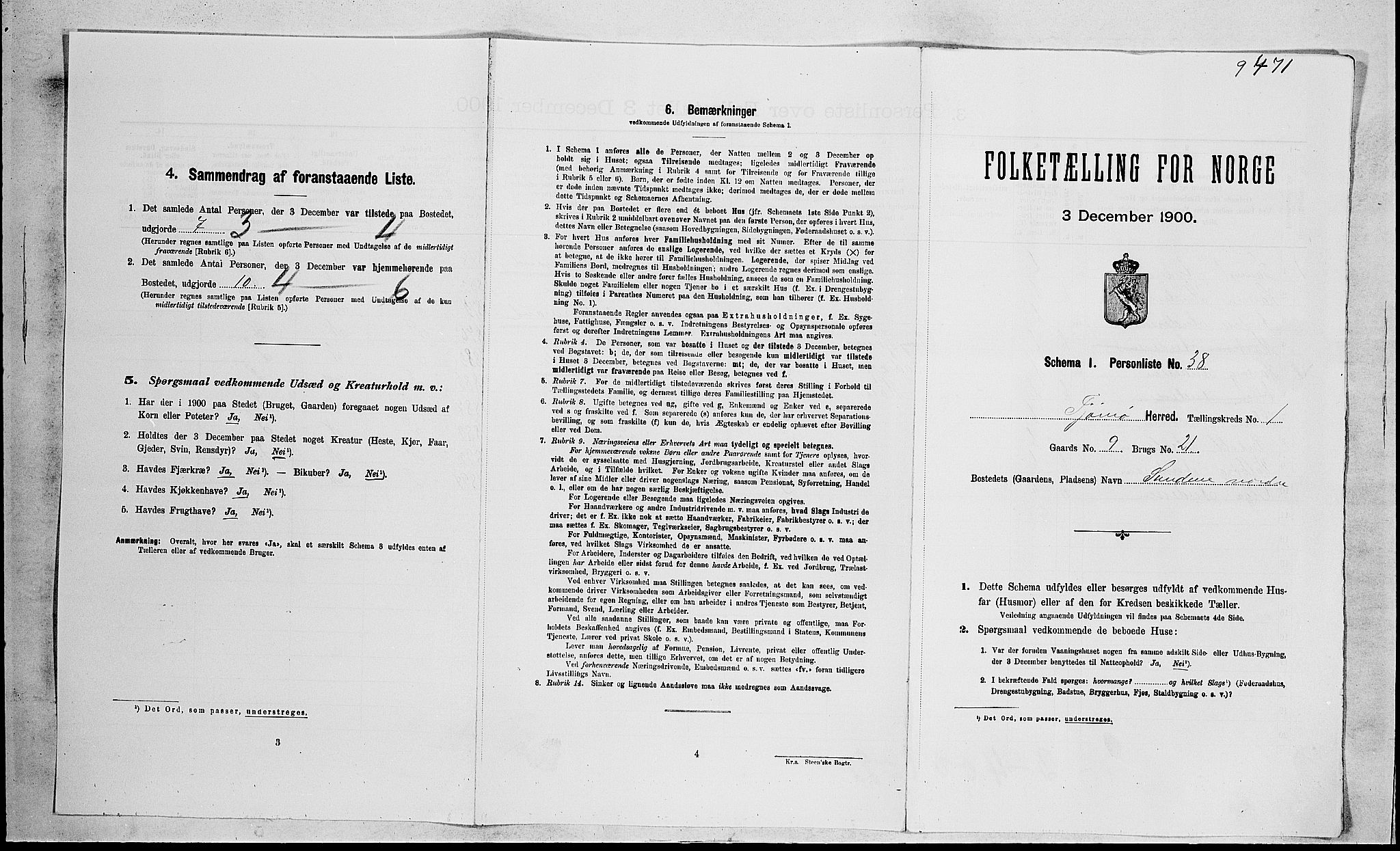 RA, Folketelling 1900 for 0723 Tjøme herred, 1900, s. 170