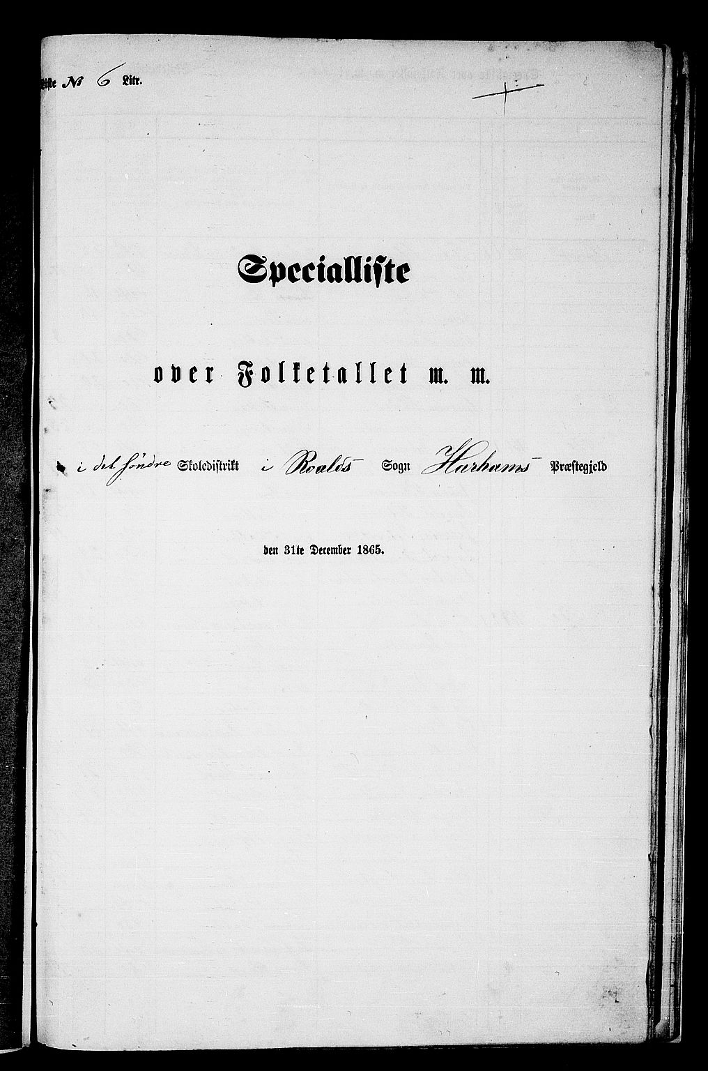 RA, Folketelling 1865 for 1534P Haram prestegjeld, 1865, s. 80