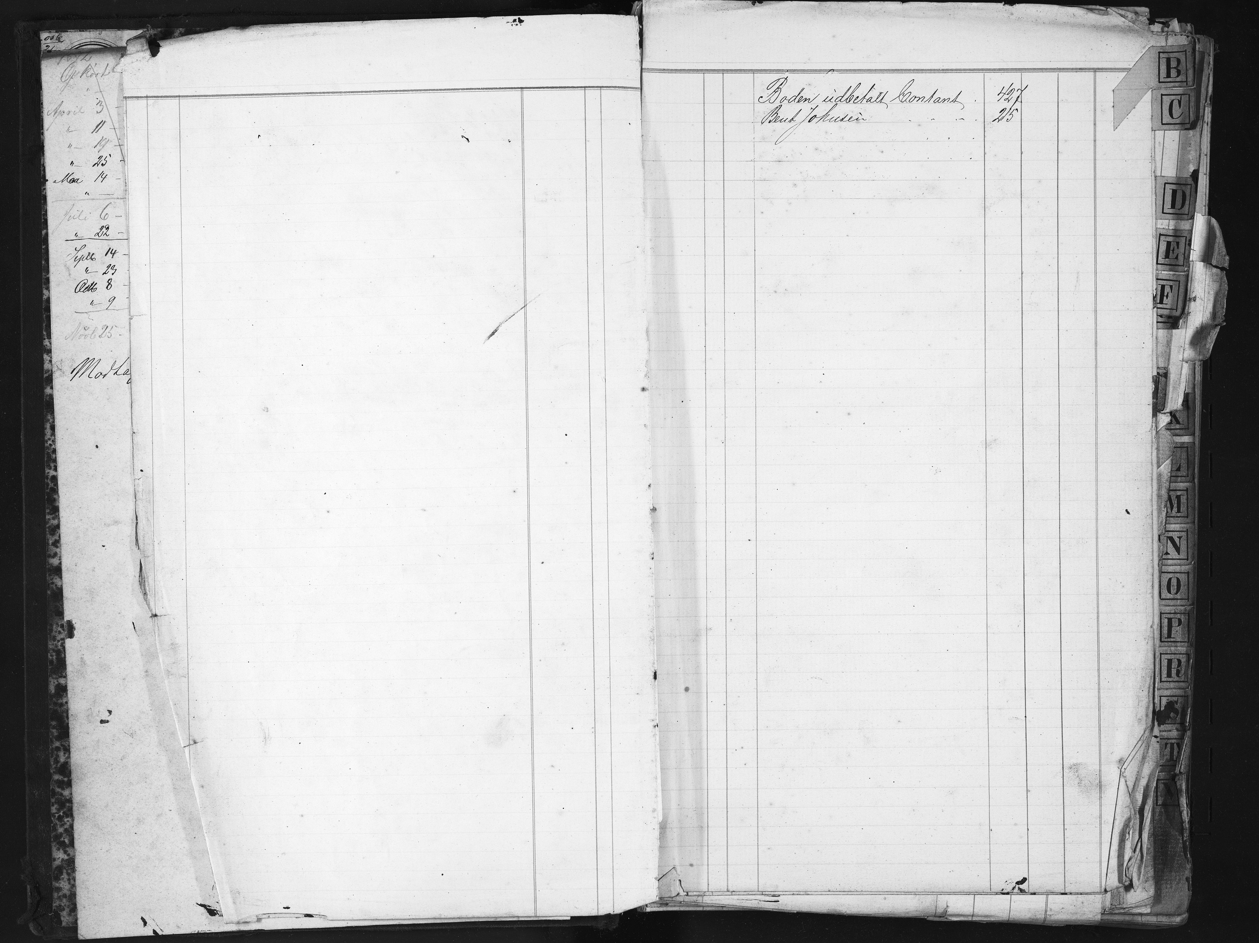 Næs Jernverk, NESJ/NJM-004/12/L0004: Journal, varer til verksfolk, 1871-1873