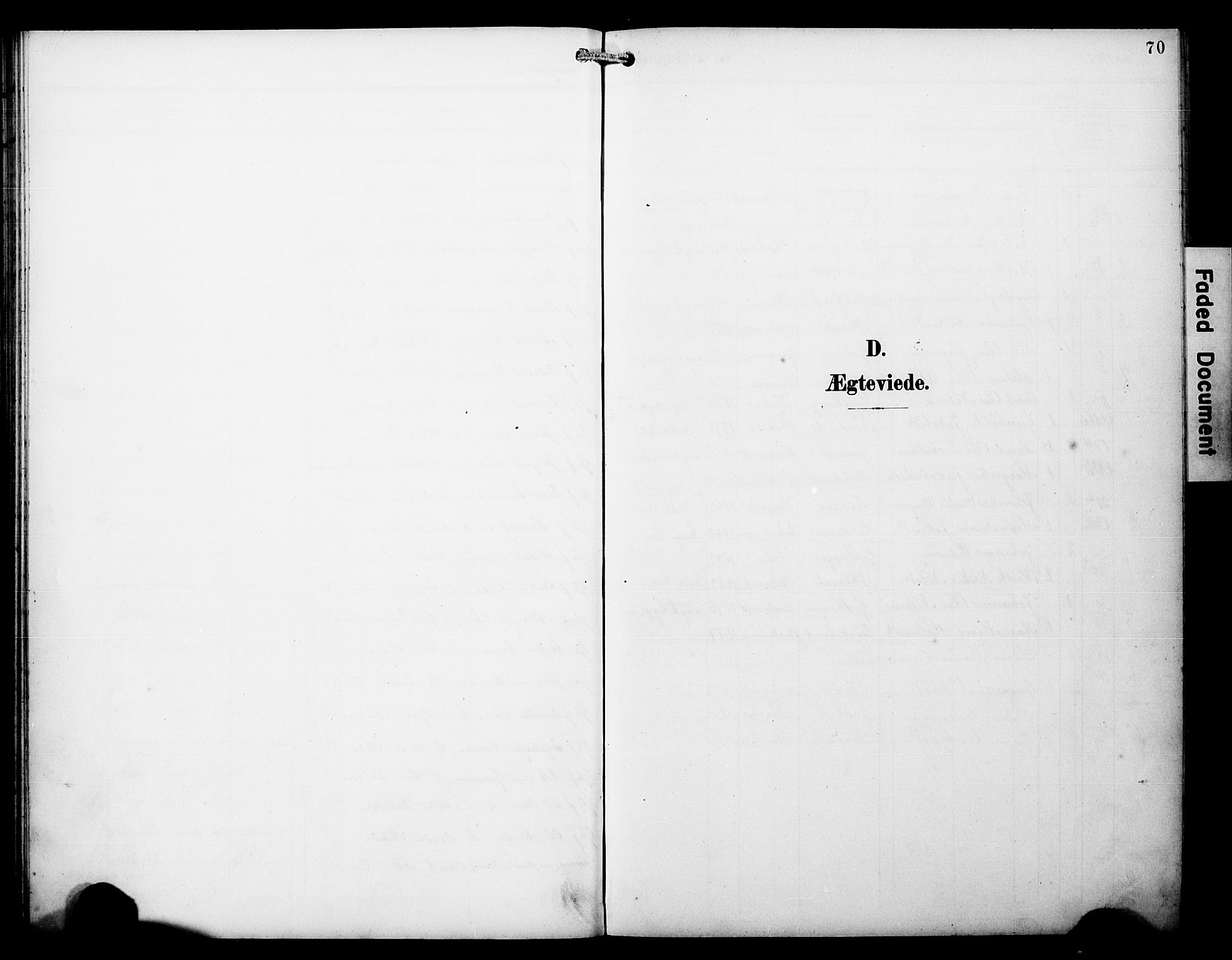 Austevoll Sokneprestembete, SAB/A-74201/H/Hab: Klokkerbok nr. A 4, 1901-1912, s. 70