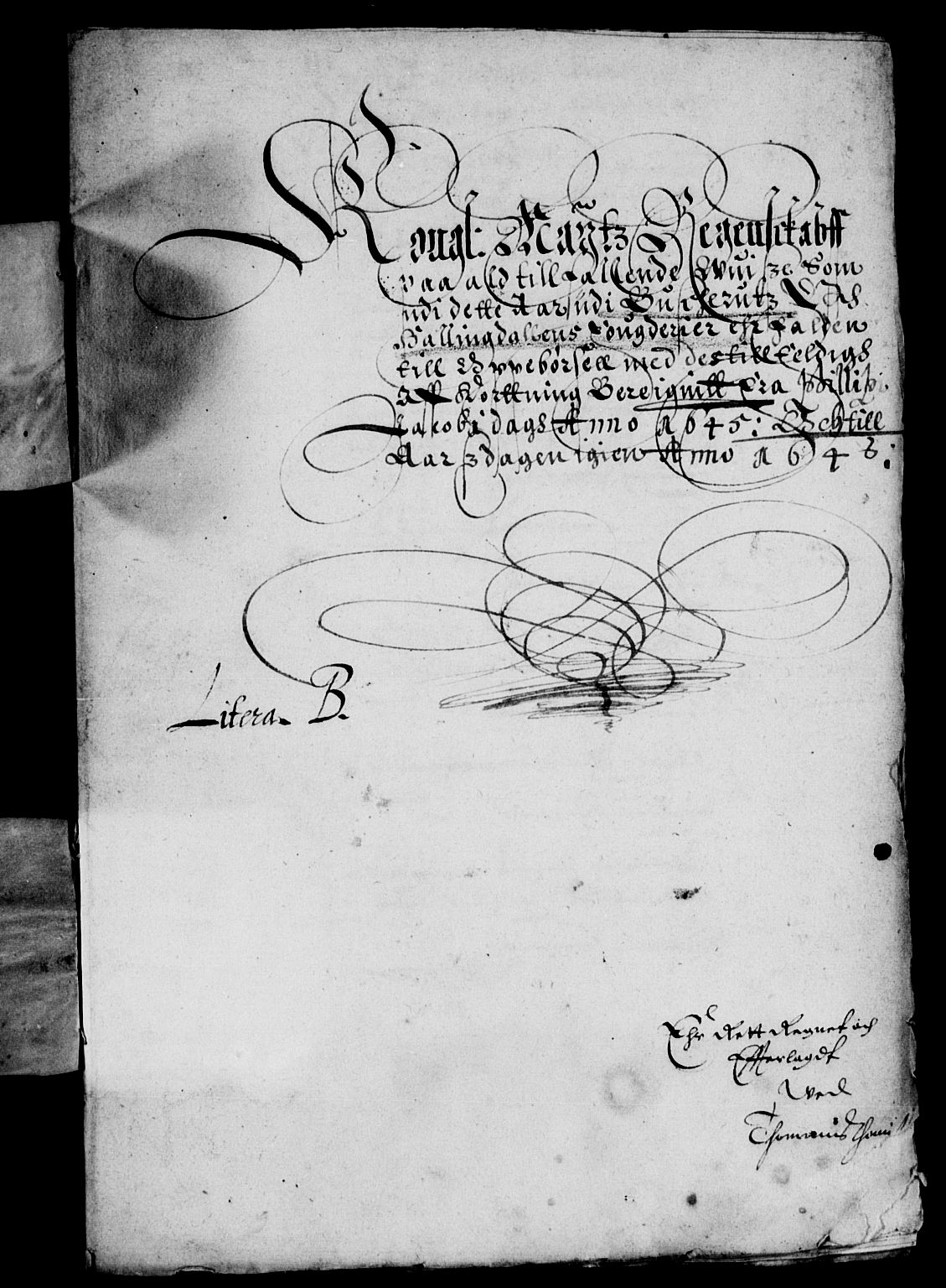 Rentekammeret inntil 1814, Reviderte regnskaper, Lensregnskaper, AV/RA-EA-5023/R/Rb/Rba/L0183: Akershus len, 1644-1646